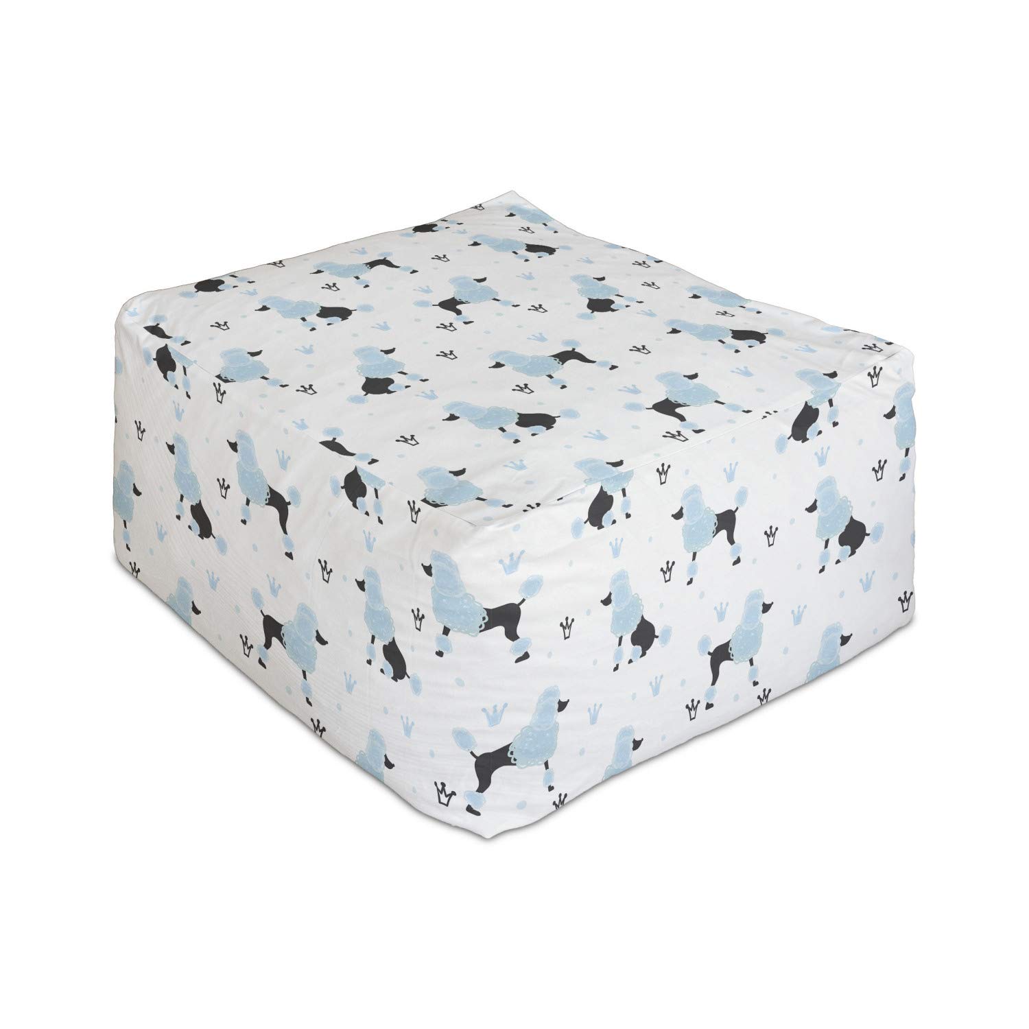 Ambesonne Poodle Rectangle Pouf Ottoman - 25