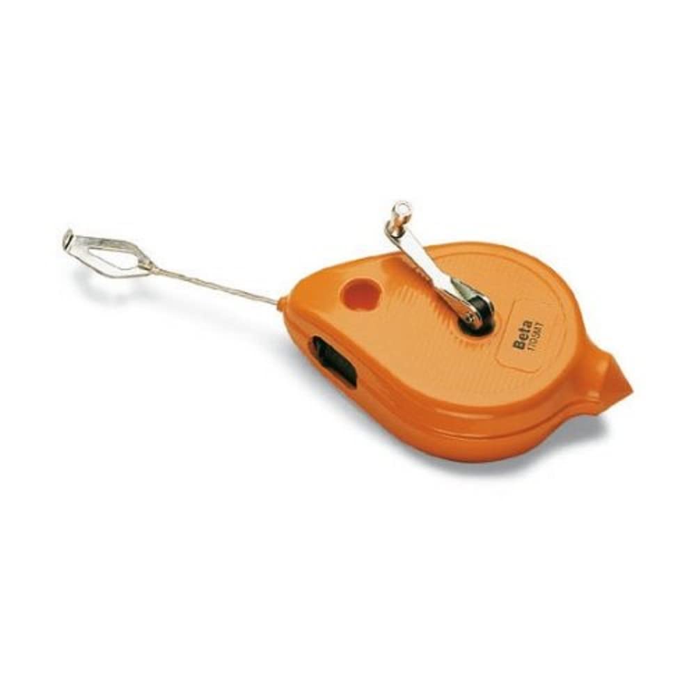 Beta 1705 Professional Aluminum Chalk Line Reel - 30m/100ft Construction Measuring Tool for Carpentry, Masonry & DIY Projects