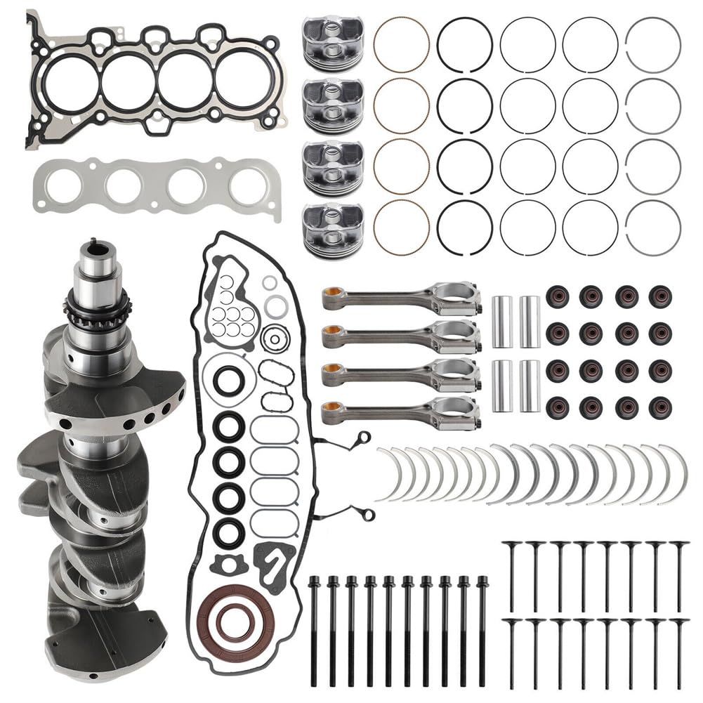 JIK Engine Rebuild Kit - Complete Crankshaft, Connecting Rods & Gasket Set for Hyundai KIA 2.0L Theta II Engine - Perfect for Engine Overhaul & Performance Restoration