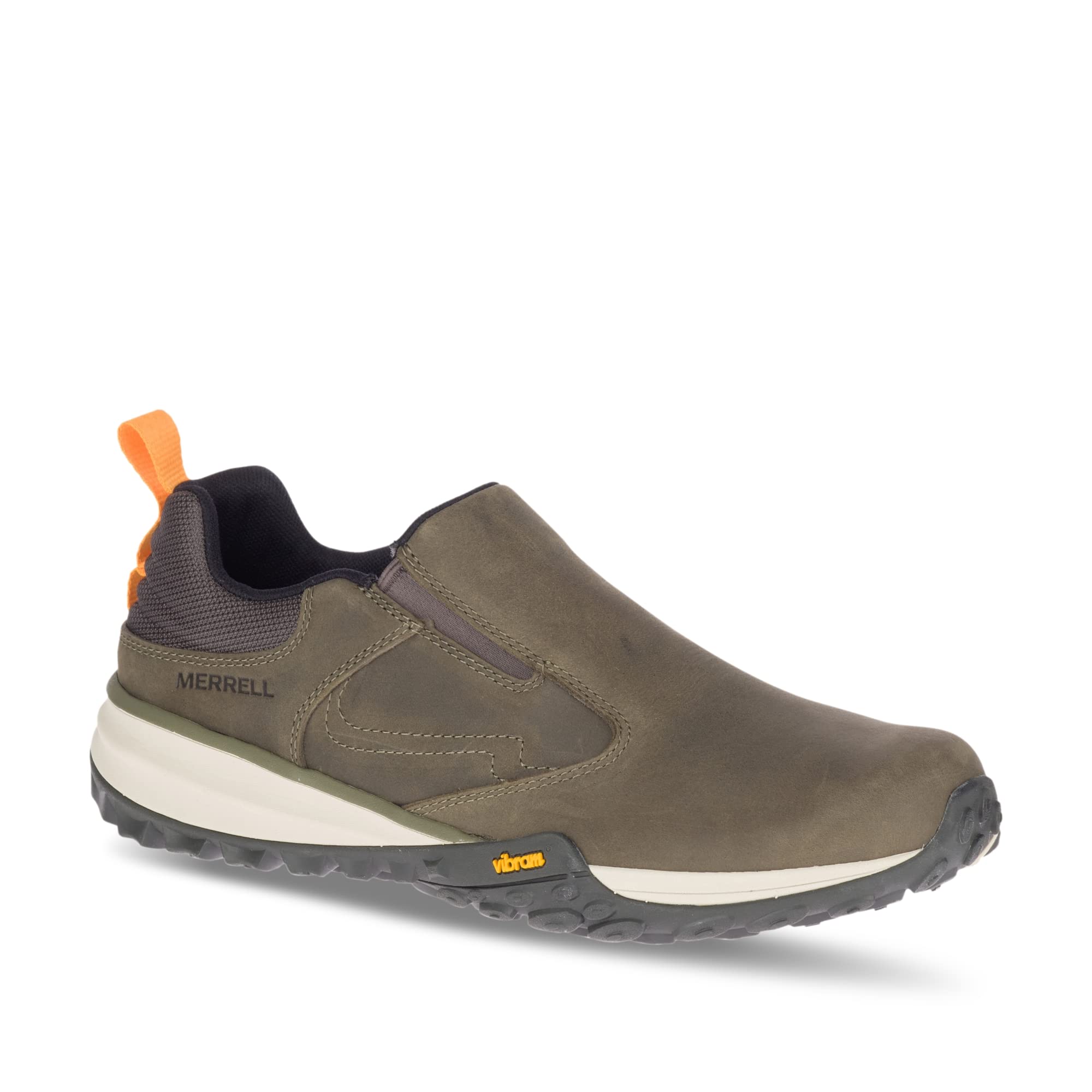 Merrell Men's Havoc Wells Moc Loafer - Comfortable Slip-On Shoes for Walking, Travel & Casual Wear - Water-Resistant Leather Moccasins for Men