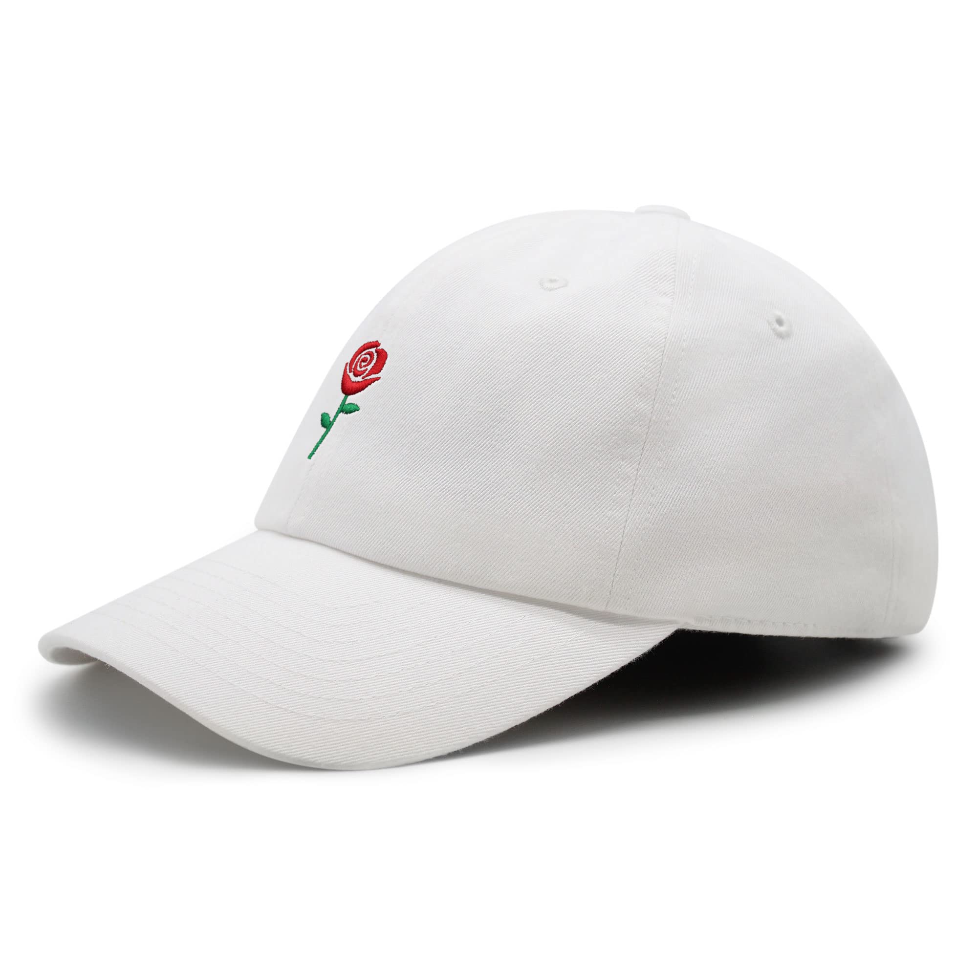 Premium Embroidered Rose Dad Hat - Stylish Baseball Cap for Men & Women - Perfect for Outdoor Activities, Casual Wear & Fashion Accessories