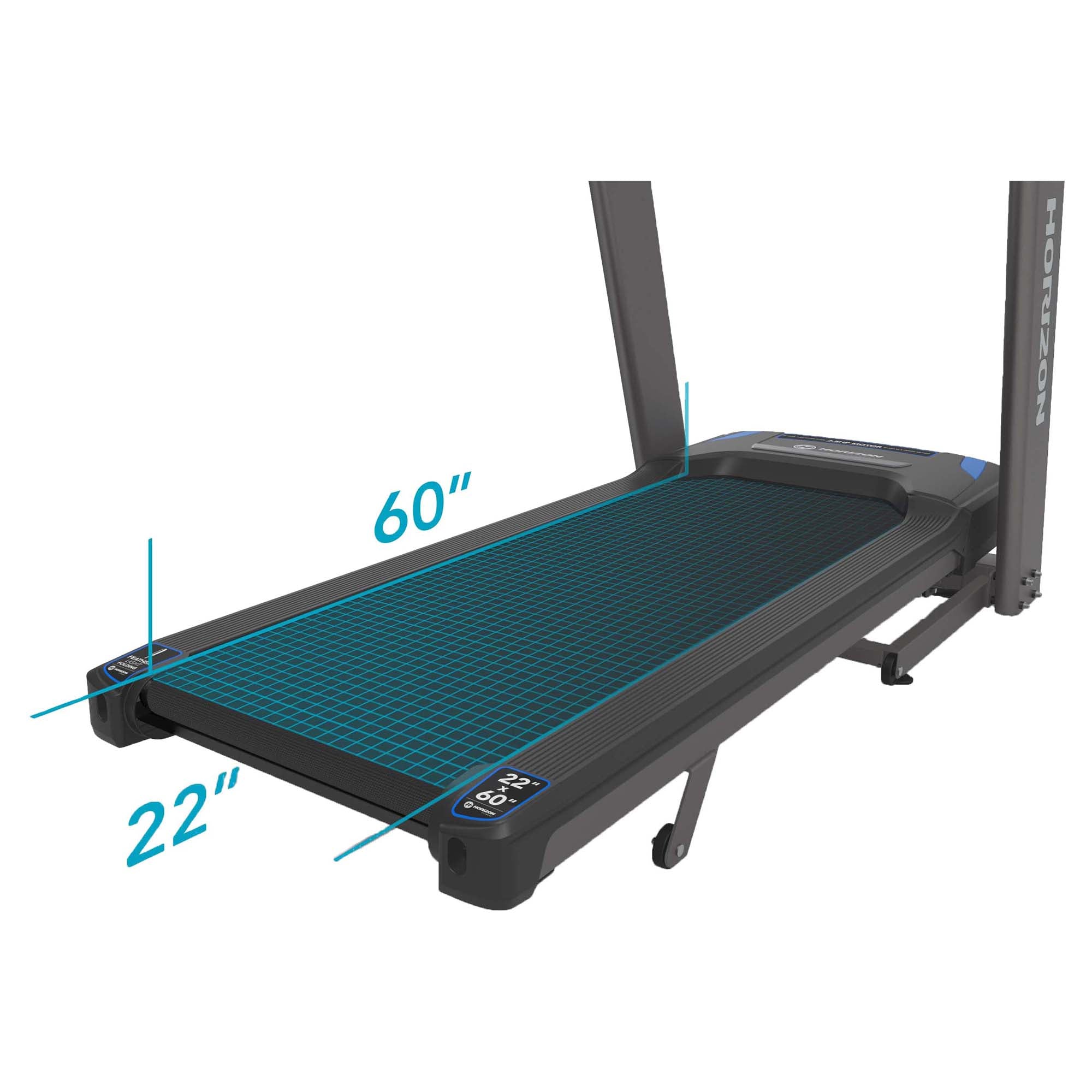 7.4AT 03 Treadmill - Professional Home & Gym Running Machine for Cardio Workouts | Foldable Electric Motorized Treadmill with LCD Display & Bluetooth Speakers | Perfect for Home Fitness, Weight Loss & Indoor Running