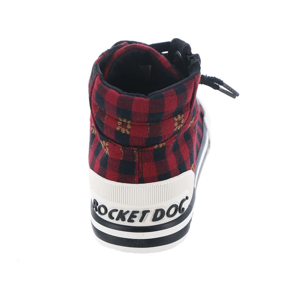 Rocket Dog Women's Jazzin High Top Sneakers - Comfortable Canvas Casual Shoes for Walking, Work & Everyday Wear | Trendy Retro Style Sneakers for Women