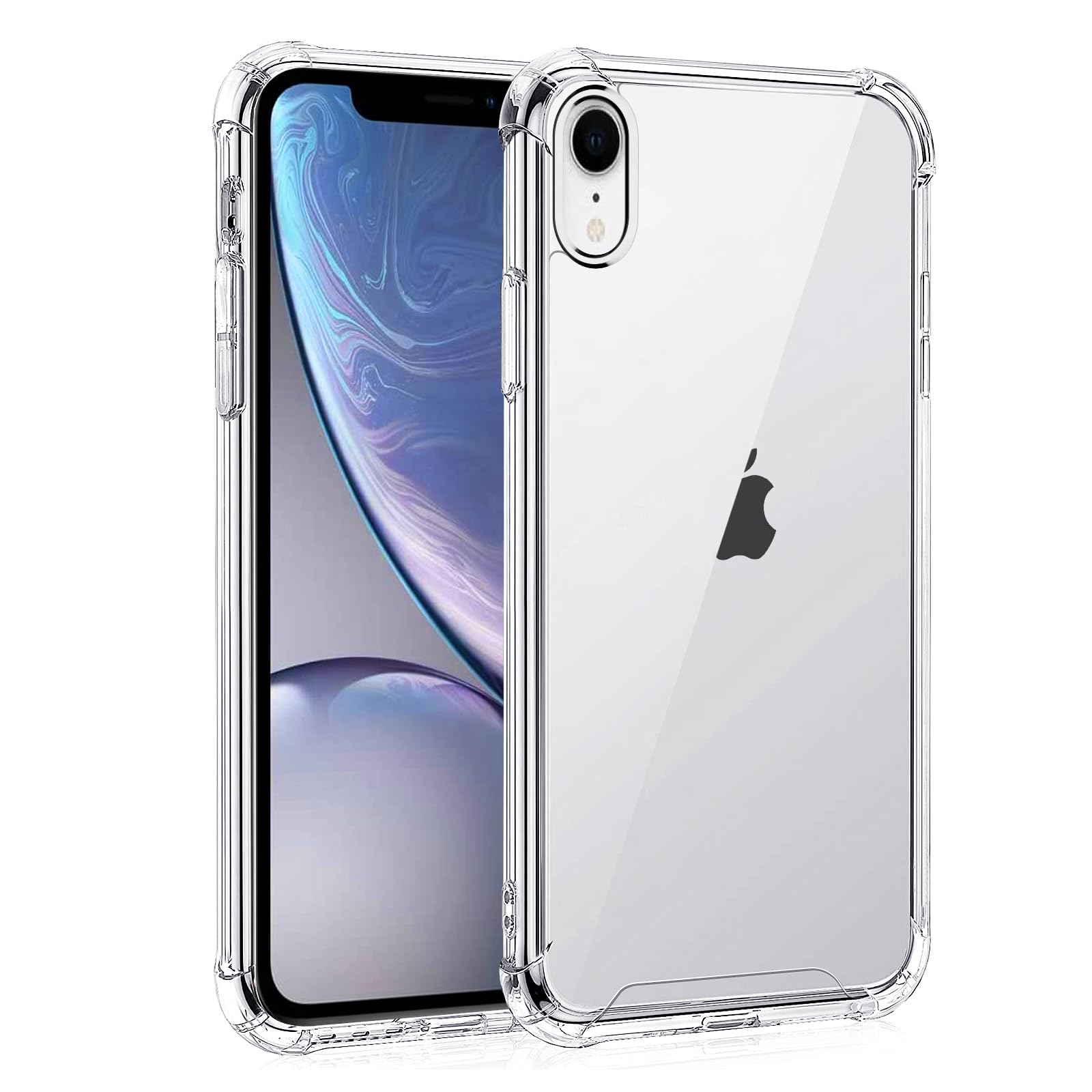 Premium Crystal Clear iPhone XR Case - Shockproof & Scratch-Resistant Protective Cover | Ultra-Thin Slim Fit Design | Wireless Charging Compatible | Works with Car Phone Holders - Perfect for Everyday Use, Travel & Outdoor Activities