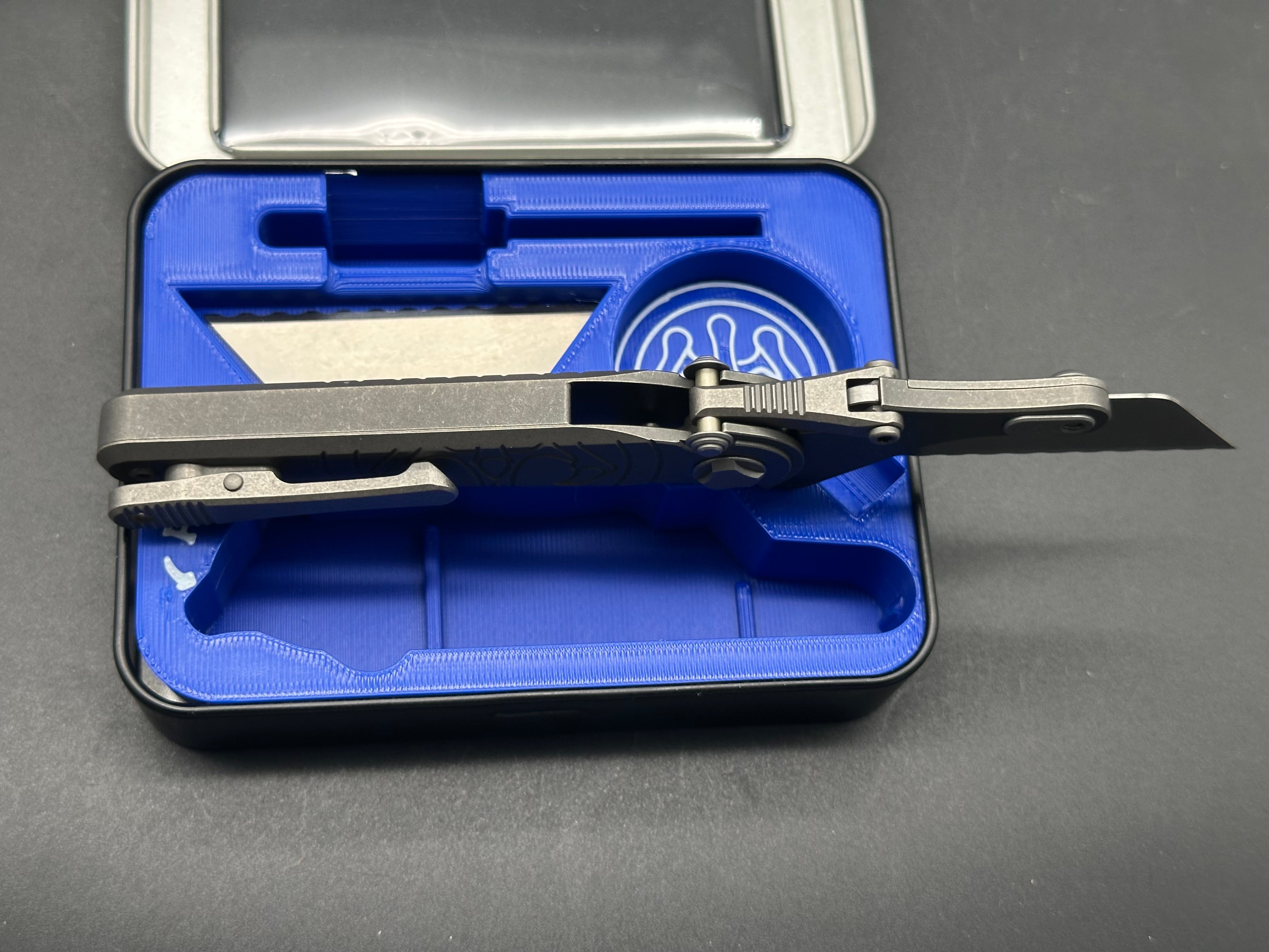 G&G Hawk Shortcut Titanium Serrated Folding Knife - Premium EDC Pocket Knife for Outdoor, Camping, Hiking & Survival