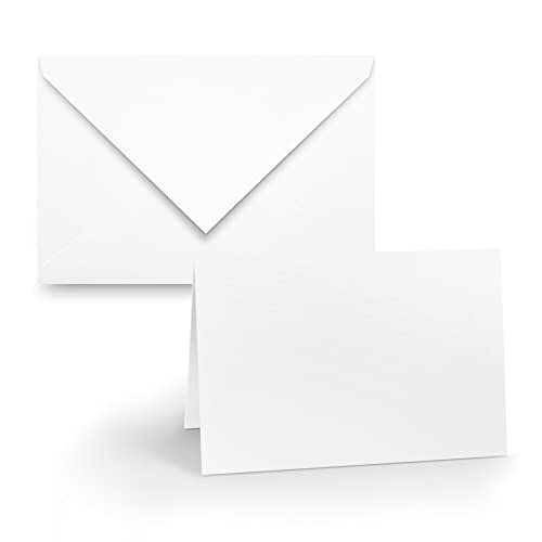 30 White Cards and Envelopes