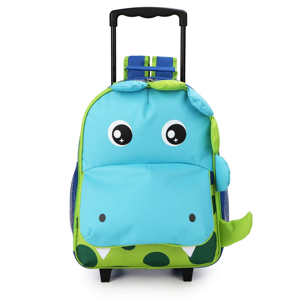 Yodo 3-Way Kids Suitcase with Wheels - Convertible Toddler Rolling Backpack for Travel, School & Sleepovers | Lightweight Carry-On Luggage for Boys & Girls