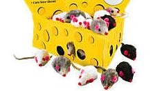 Realistic Mice Cat Toys for Indoor & Outdoor Play - Set of 6 Interactive Kitten Toys for Exercise & Hunting Instincts - Perfect for Playtime, Training & Bonding with Your Feline Friend