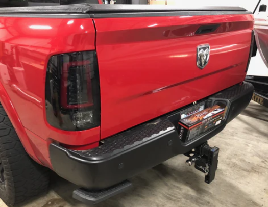2009-2023 Dodge RAM 1500 Classic OLED Tail Lights - Smoked Lens with Scanning Turn Signals (OEM Replacement) - Upgrade for Night Driving & Enhanced Visibility