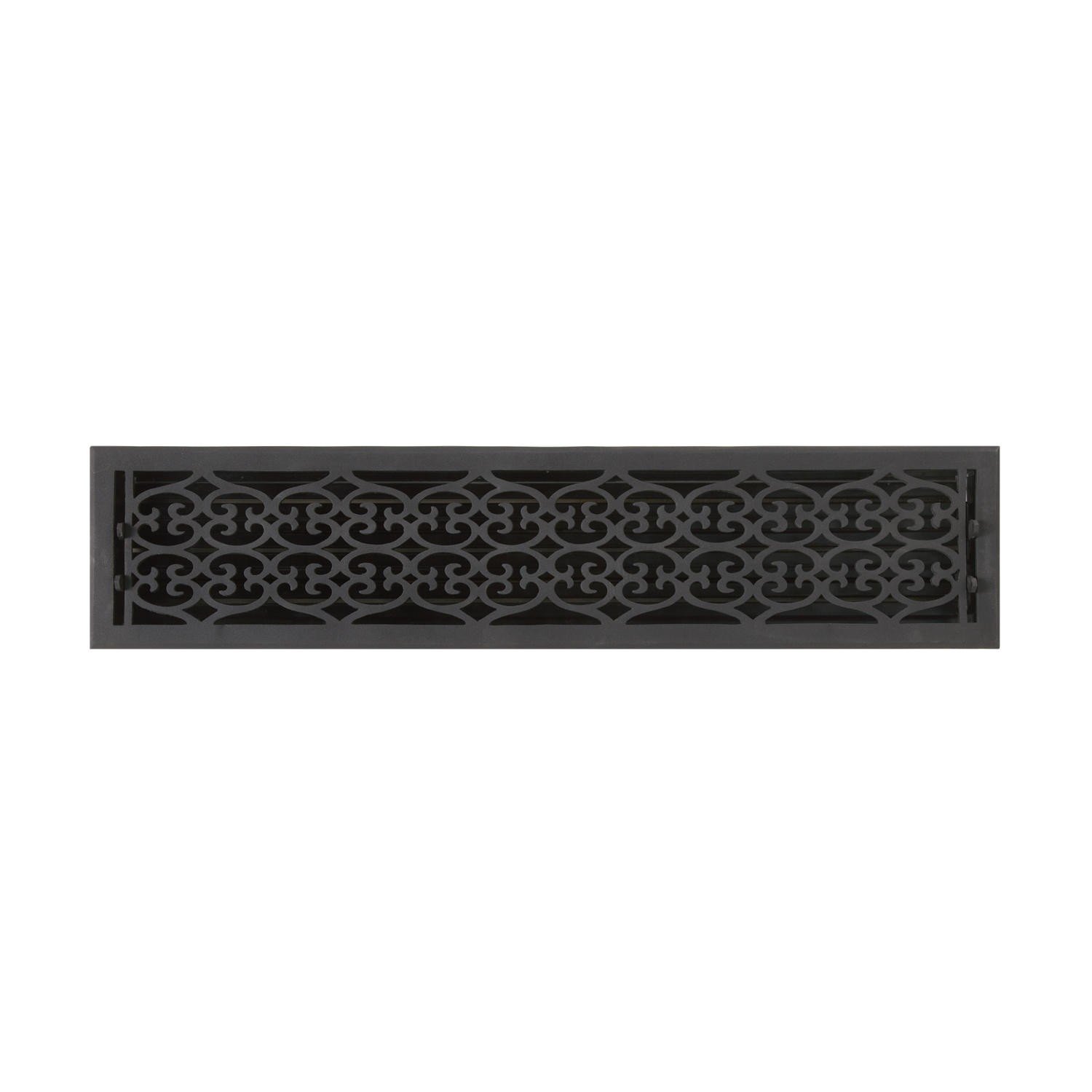 6x30 Inch Vintage Victorian Style Oversized Cast Iron Floor Register - Durable & Smooth for Home Heating & Cooling Vents