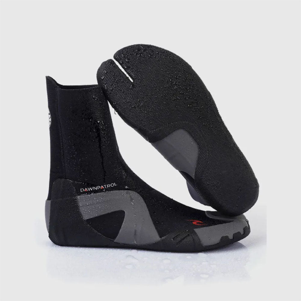 Rip Curl Dawn Patrol 3mm Split Toe Neoprene Booties for Surfing, Diving & Water Sports - Warm & Flexible Wetsuit Boots for Men & Women