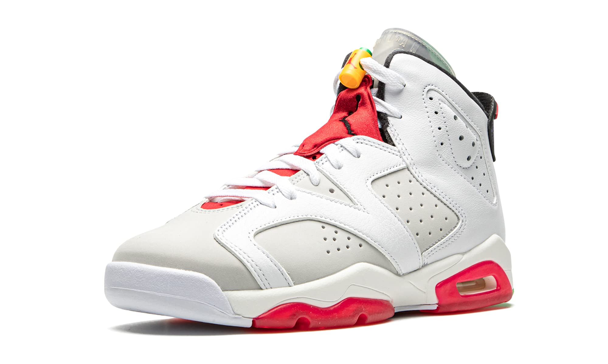 Jordan Youth Air 6 Retro GS Basketball Shoes 384665-062 Hare - Size 5.5Y for Boys - Perfect for School, Sports & Casual Wear