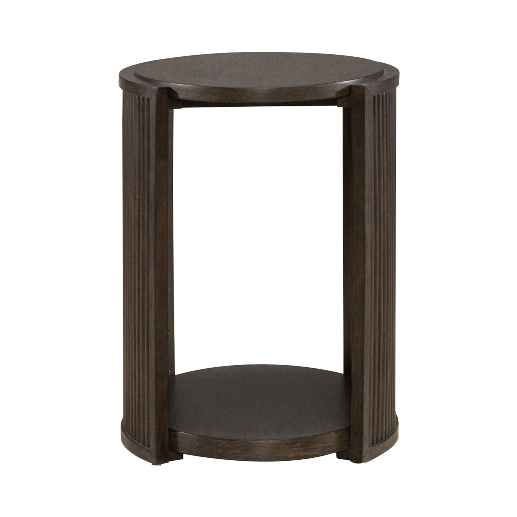 Modern City View Chairside Table - Stylish Nightstand for Bedroom, Living Room & Office - Perfect for Reading, Storage & Decor