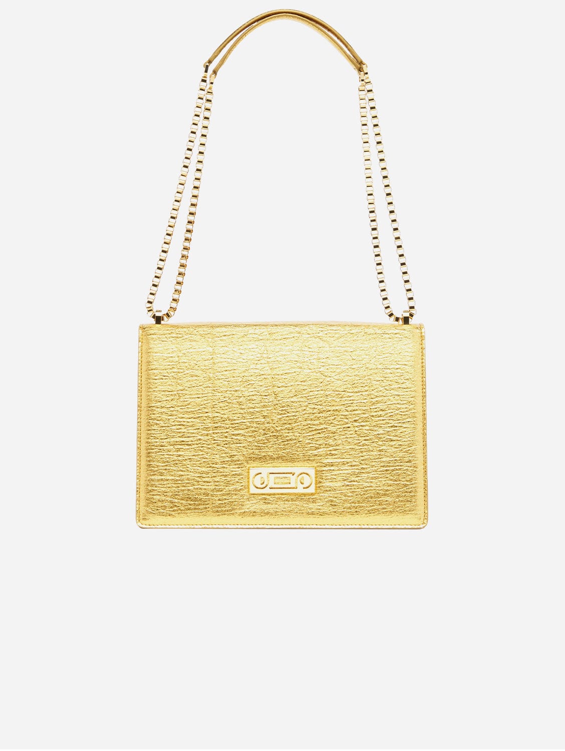 Cristiana Pinatex® Vegan Leather Shoulder Bag - Gold Metallic Crossbody Purse for Women | Ethical Fashion Accessory for Work, Travel & Everyday Use