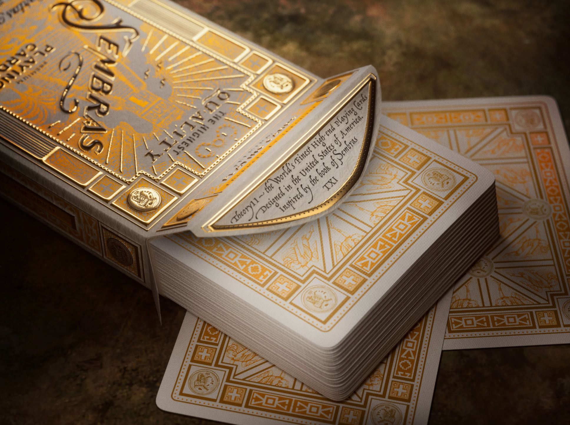 Premium Sembras Playing Cards by Theory11 - Elegant Design for Magic Tricks, Poker Games & Cardistry - Perfect for Professional Magicians & Card Enthusiasts