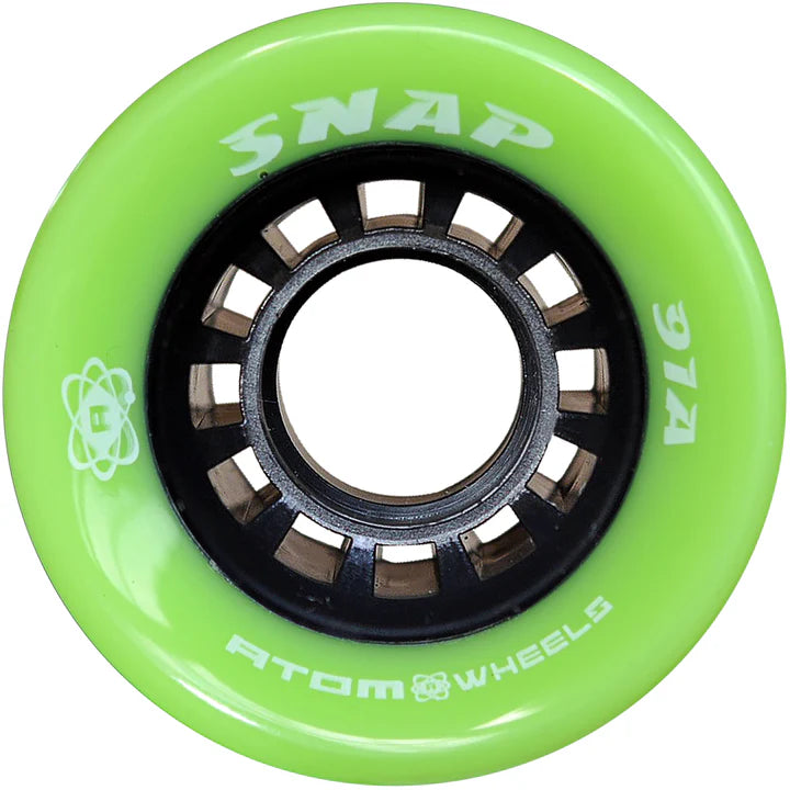 Atom Snap Wheels 91A & 95A - High Performance Skateboard Wheels (Pack of 4) - Perfect for Street Skating & Park Riding