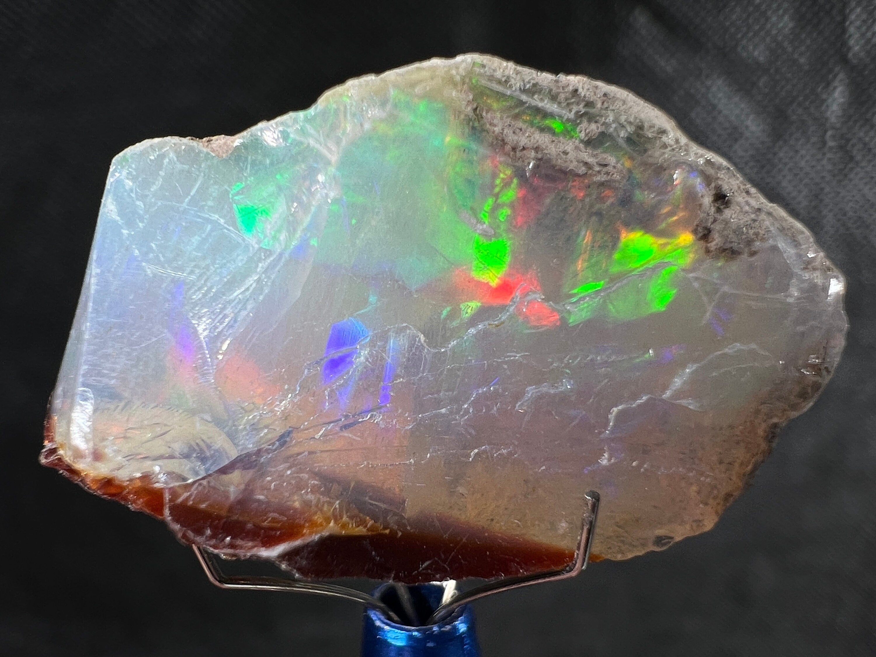 Premium 4A+ Welo Opal Raw Crystal - Natural Cutting Grade Opal Gemstone, October Birthstone (50650) for Jewelry Making, Healing Crystals & Mineral Collection