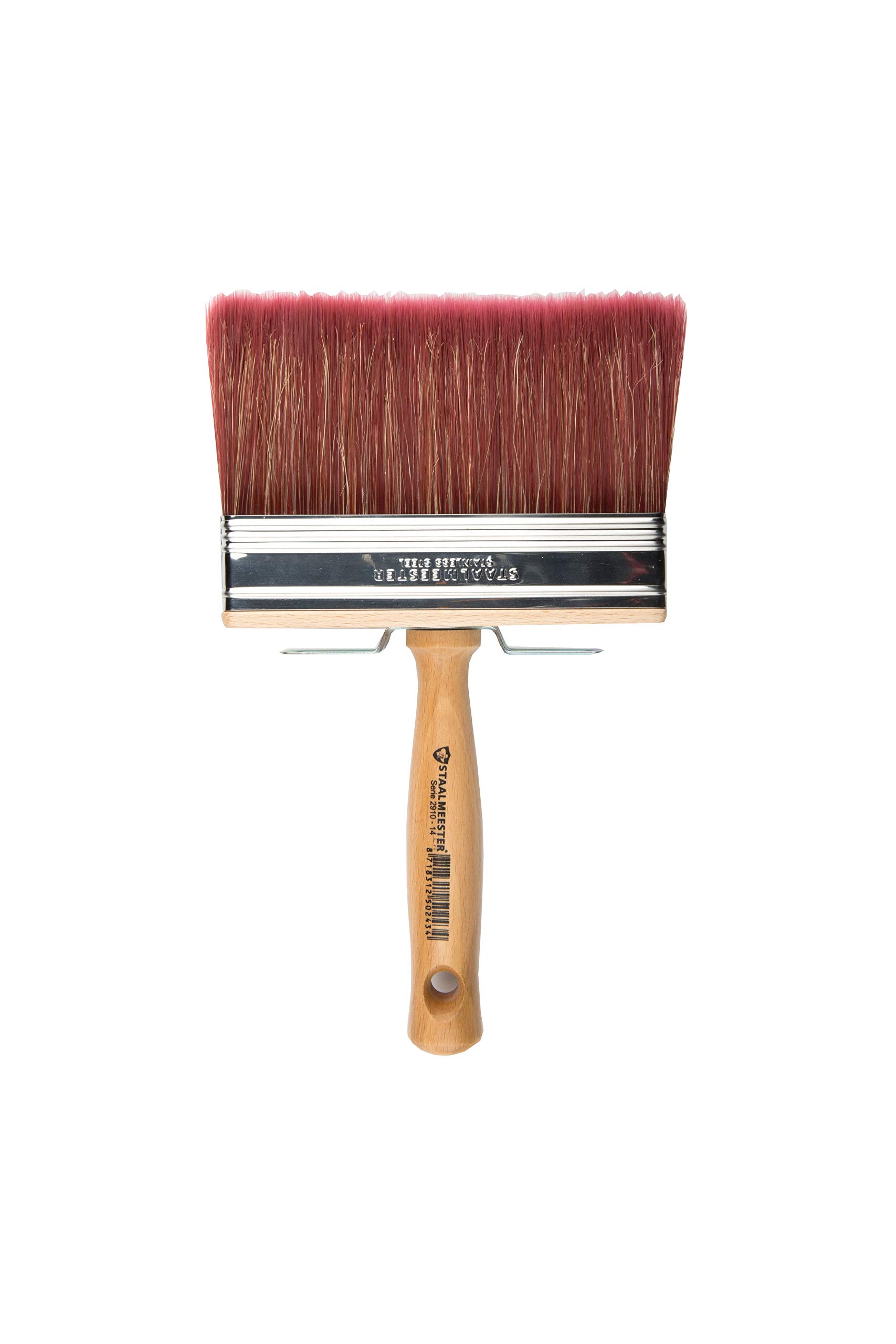 Q Series 2910 Wall Brush #14 (140mm) - Heavy Duty Cleaning Brush for Brick, Concrete & Stucco - Perfect for Outdoor Walls, Fences & Patios