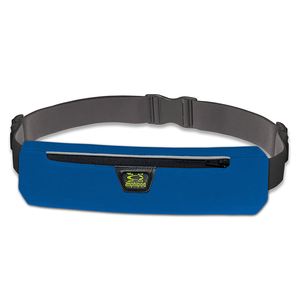 Amphipod AirFlow MicroStretch Plus Running Belt - Lightweight Hydration Pack for Marathon, Hiking & Outdoor Activities | Hands-Free Water Bottle Holder for Jogging, Cycling & Fitness