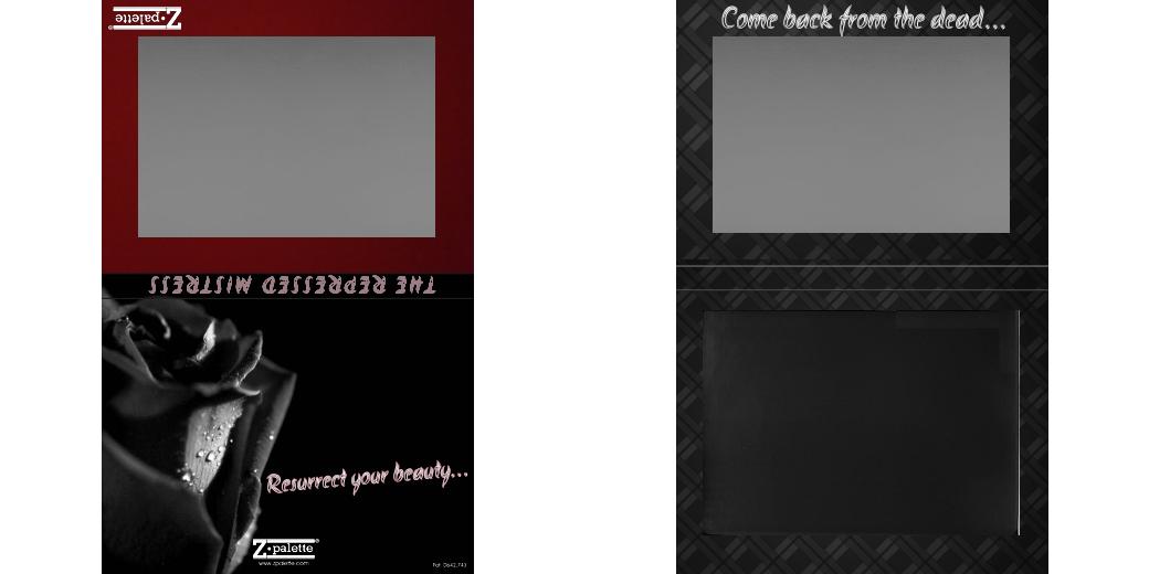 Custom Extra Large Magnetic Z Palette for Makeup Artists - Perfect for Organizing Eyeshadows, Blushes & Cosmetics On-the-Go