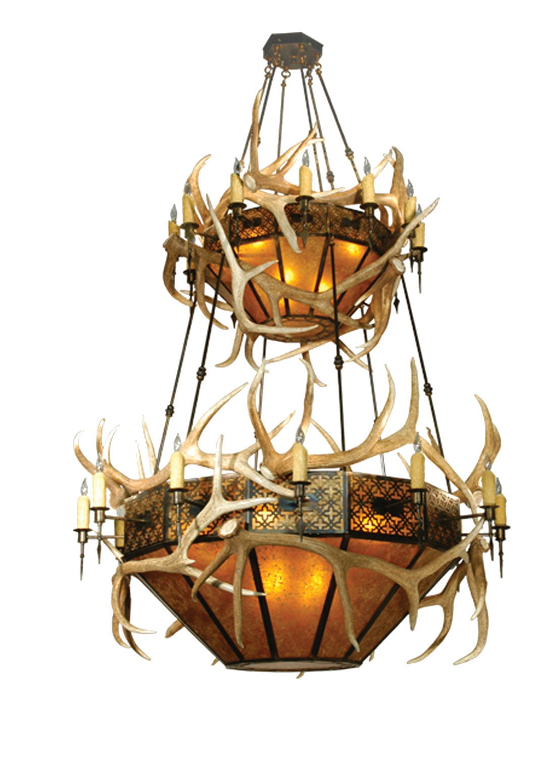 40-Light Crystal Chandelier for Dining Room - Elegant Modern Ceiling Light Fixture with LED Bulbs for Home Decor, Wedding, Restaurant & Hotel Lighting