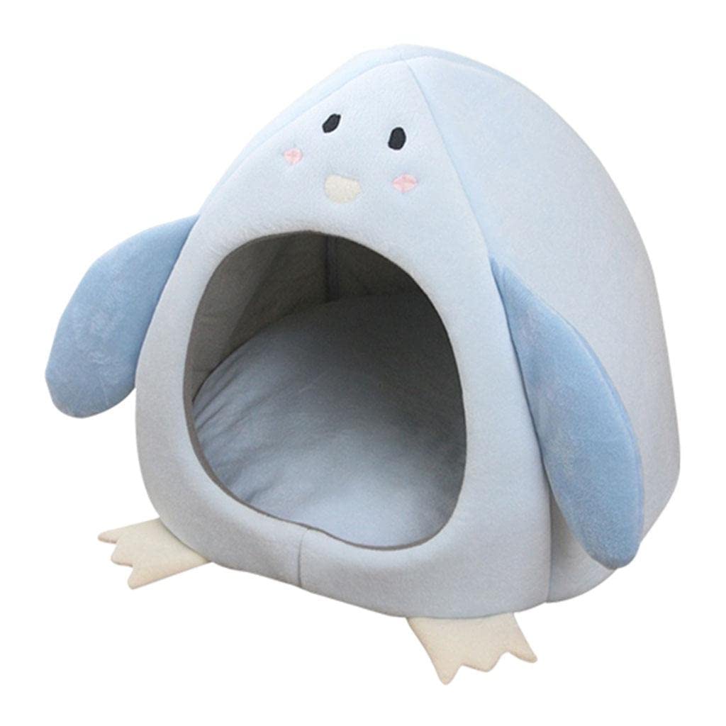 Baoblaze Fashion Dog Bed - Soft Warm Pet Cave Bed for Small Dogs & Cats, Cozy House with Goose Down Filling - Perfect for Winter Snuggling & Indoor Comfort