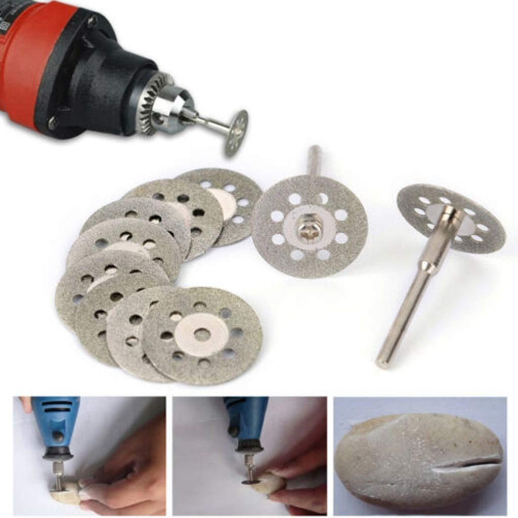 10PCS Diamond Cutting Wheel Blades Set for Metal & Tile - Fast US Shipping