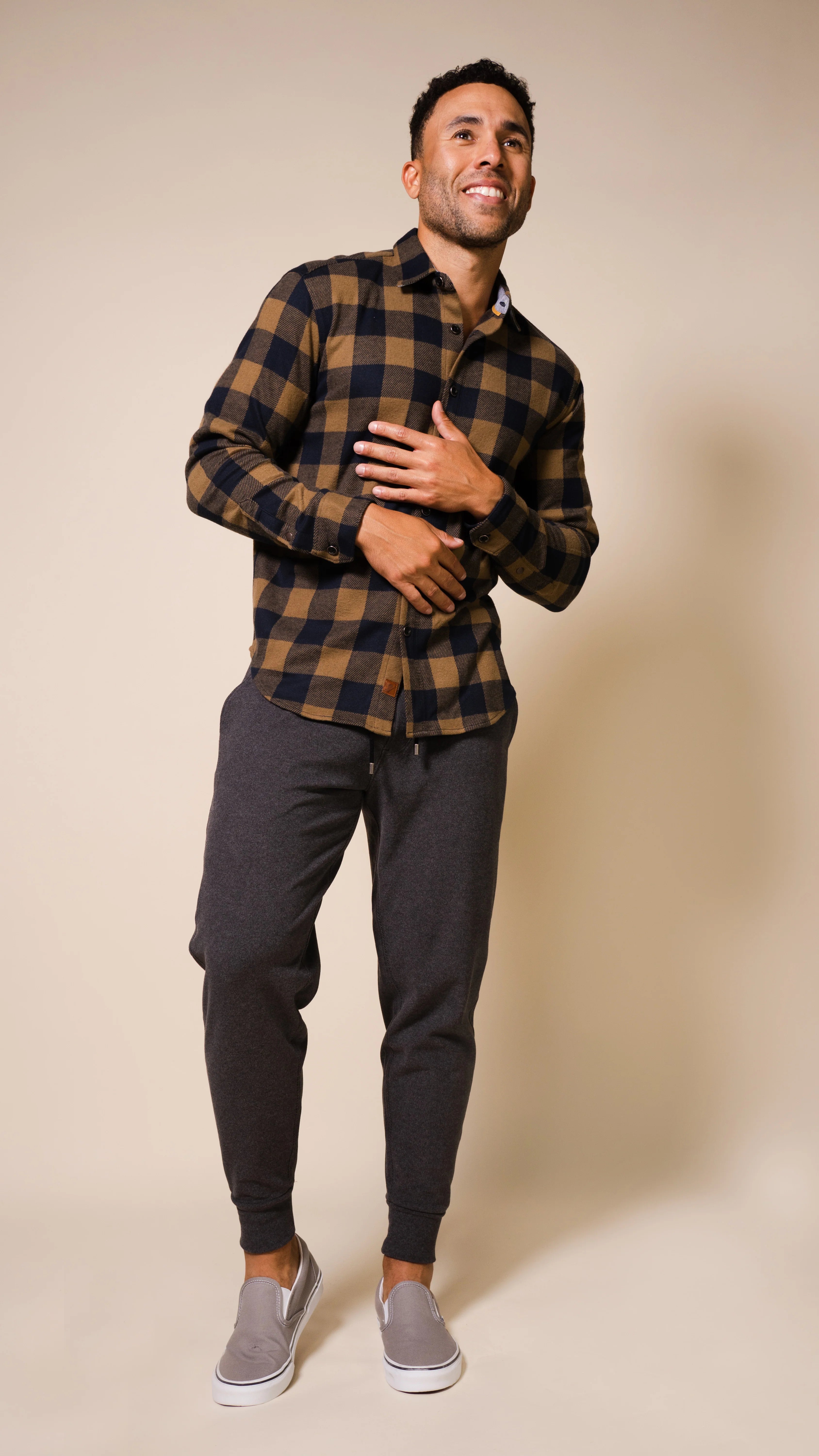 Fundamental Coast Yukon Buffalo Check Flannel Shirt - Warm & Durable Plaid Shirt for Men - Perfect for Outdoor Camping, Hiking, and Casual Winter Wear