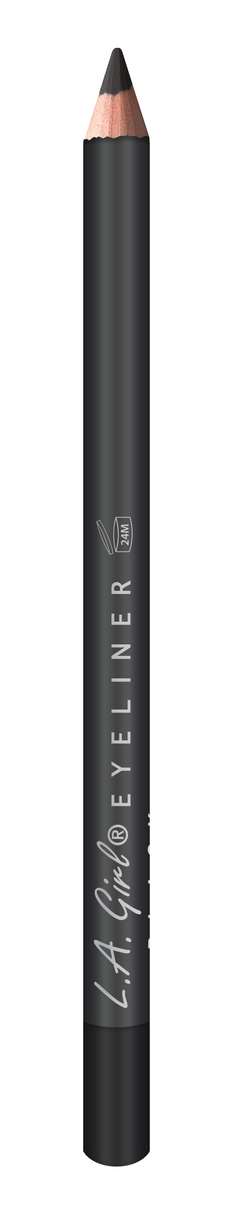 L.A. Girl Eyeliner Pencil - Waterproof, Smudge-Proof Black Eyeliner (GP601) for Precise Eye Definition & Long-Lasting Makeup | Perfect for Daily Wear, Night Out & Professional Makeup Looks