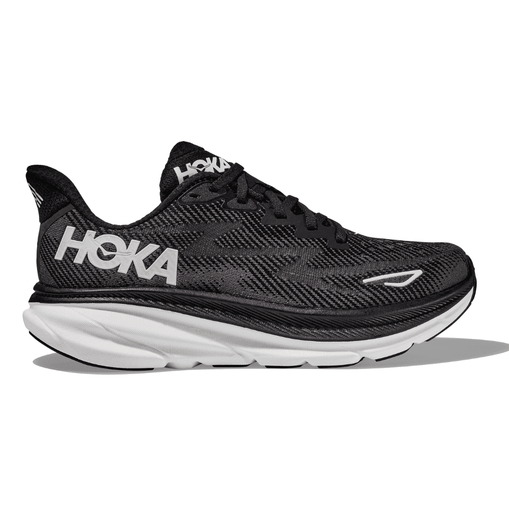 Hoka Women's Clifton 9 Wide Running Shoes - Lightweight Cushioned Sneakers for Road Running, Jogging & Walking - Comfortable Athletic Shoes for Women with Arch Support