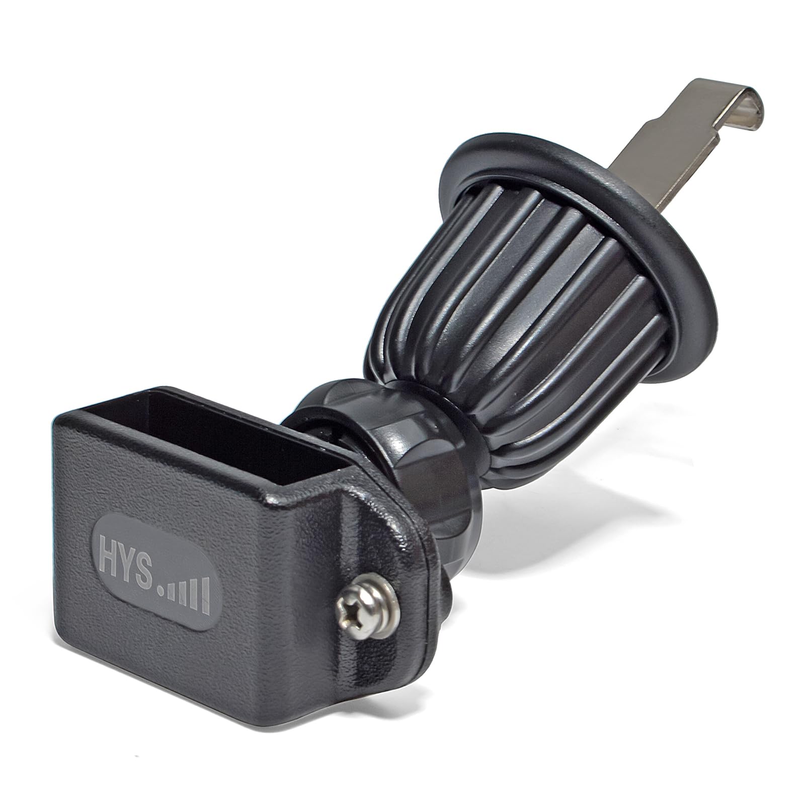 Durable Steel 2-Way Radio Belt Clip & Car Vent Mount Holder for Motorola, BaoFeng, Yaesu, Midland, Cobra, Uniden Walkie Talkies - Perfect for Construction, Security, Outdoor Adventures & Emergency Communication