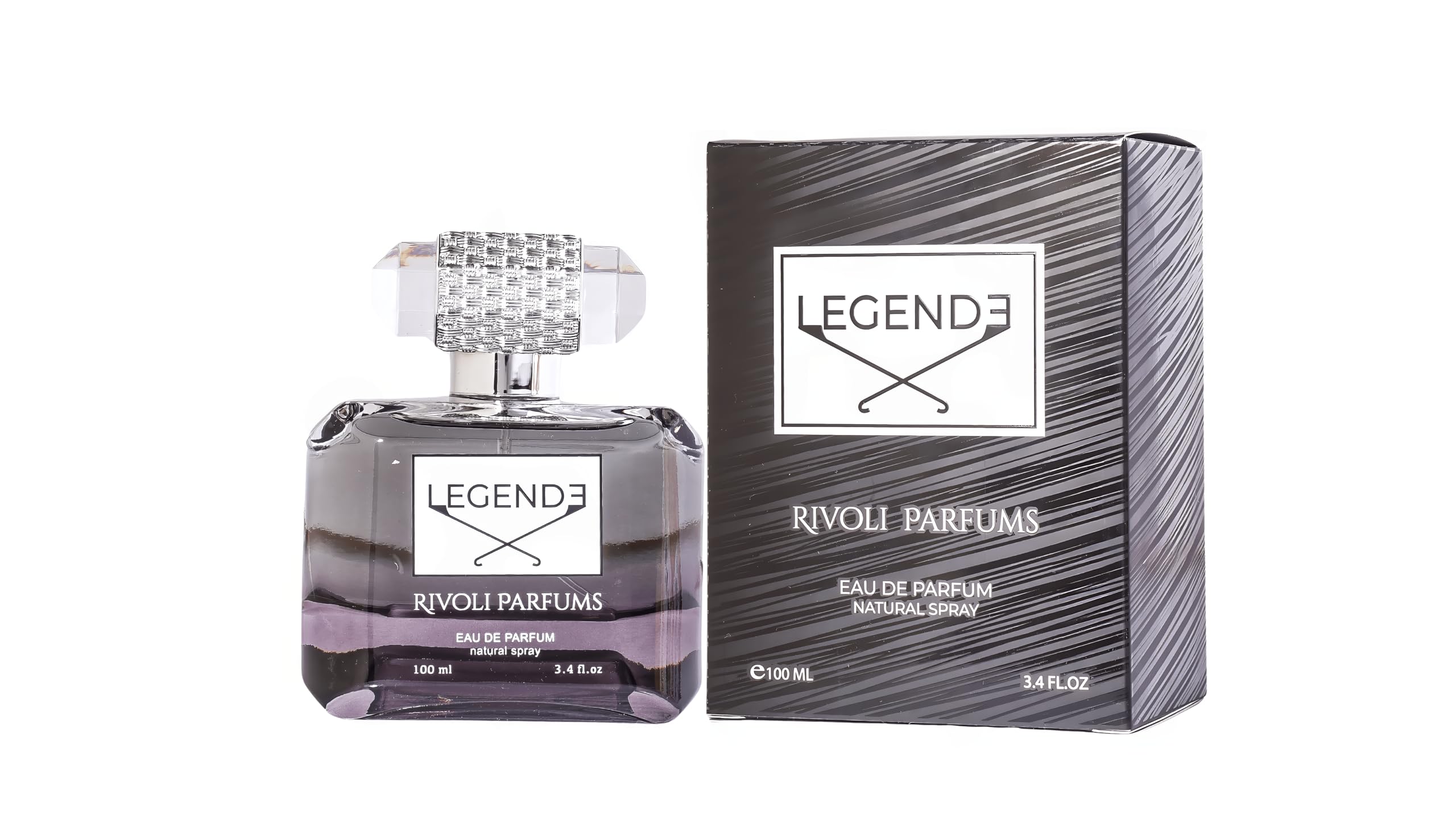 Legend by Montblanc Eau de Parfum for Men - 3.4 oz / 100ml Luxury Cologne Spray - Fresh & Woody Scent for Date Night, Office & Special Occasions