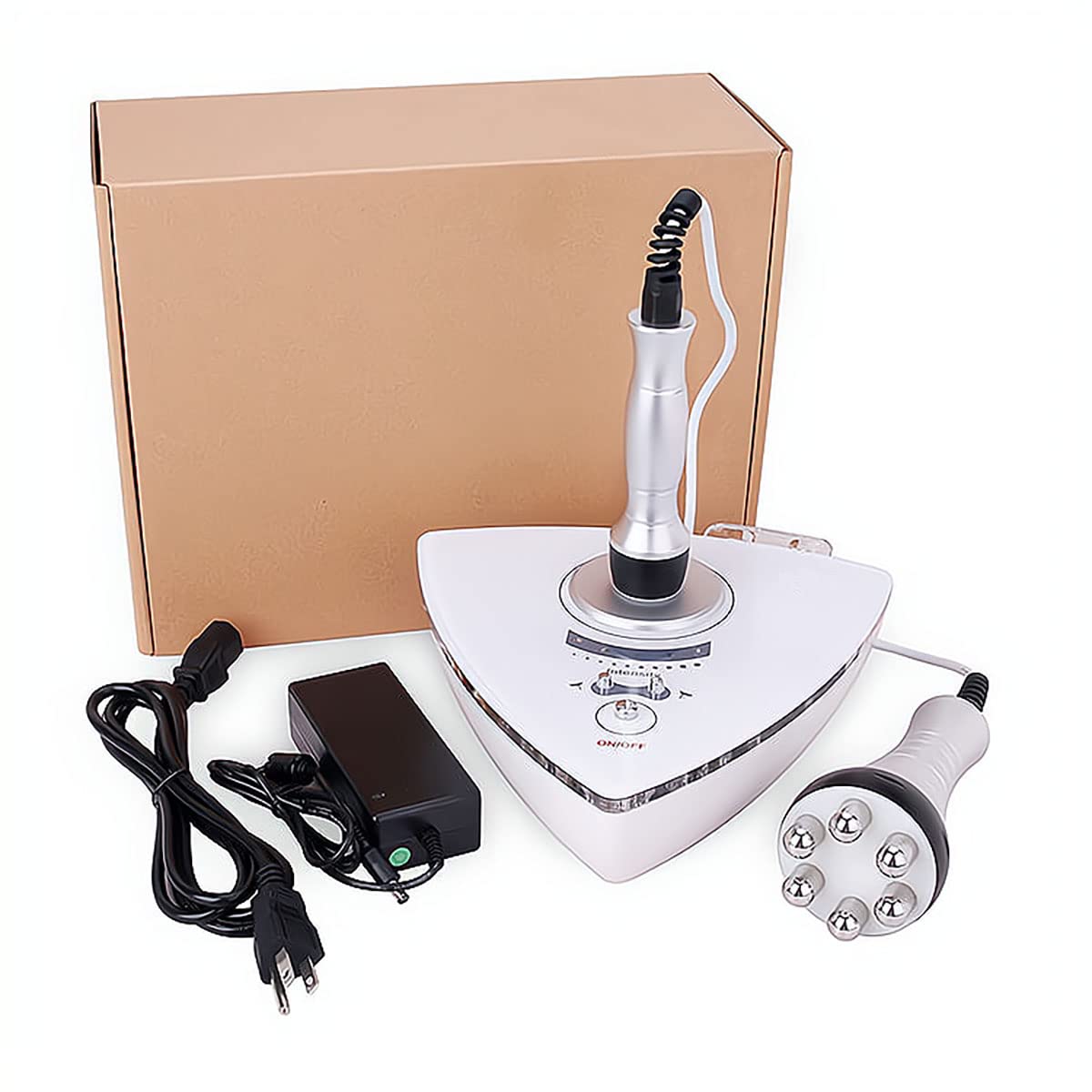 2 in 1 Tripole Skin Lifting Facial High Frequency Beauty Machine for Face, Body & Eye Tightening - Anti-Aging & Wrinkle Reduction for Home Spa & Salon Use