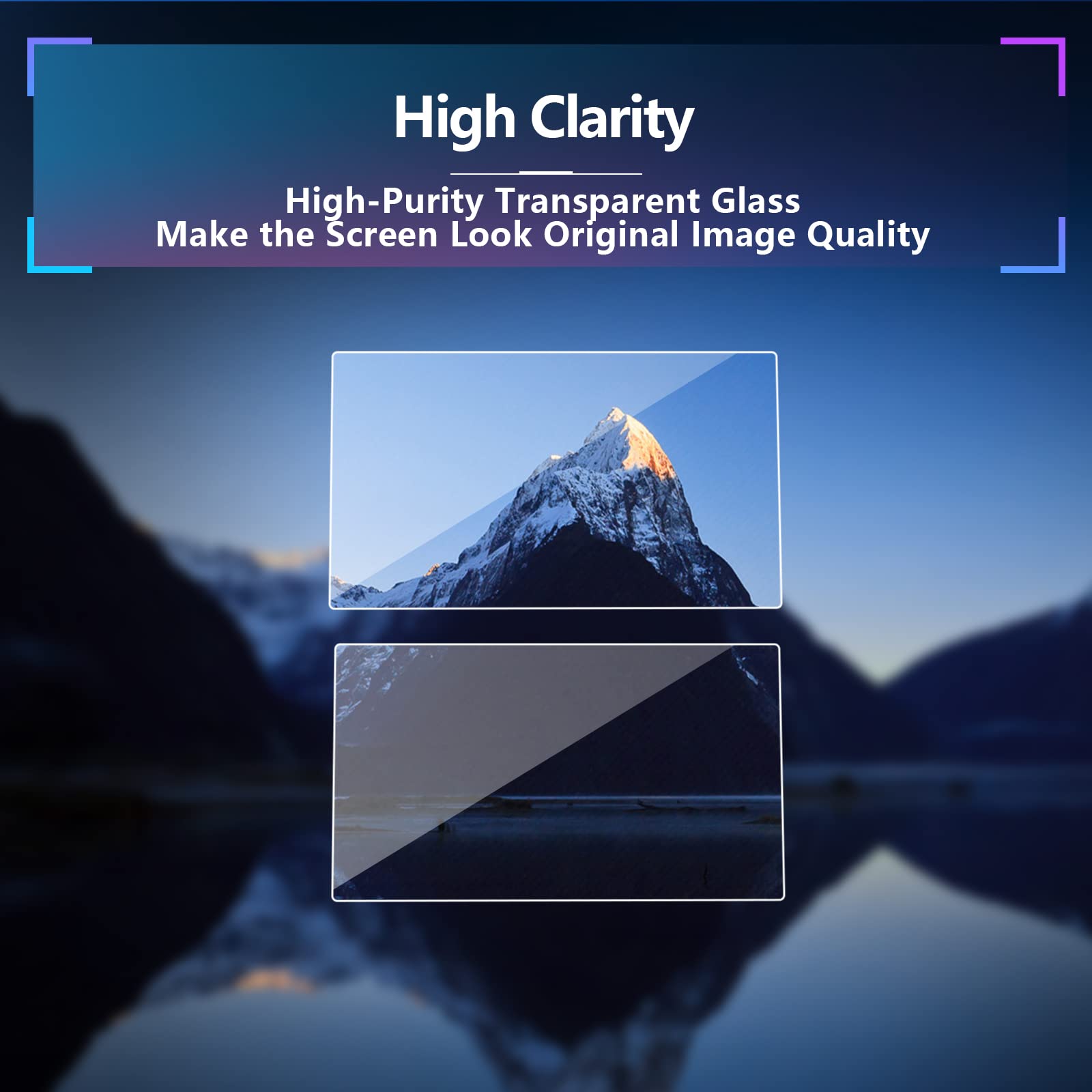 2020-2025 Subaru WRX Outback Legacy Forester Touch Screen Protector - 7 Inch Tempered Glass [2 Pack] - Anti-Scratch & HD Clarity for Car Navigation Display Protection