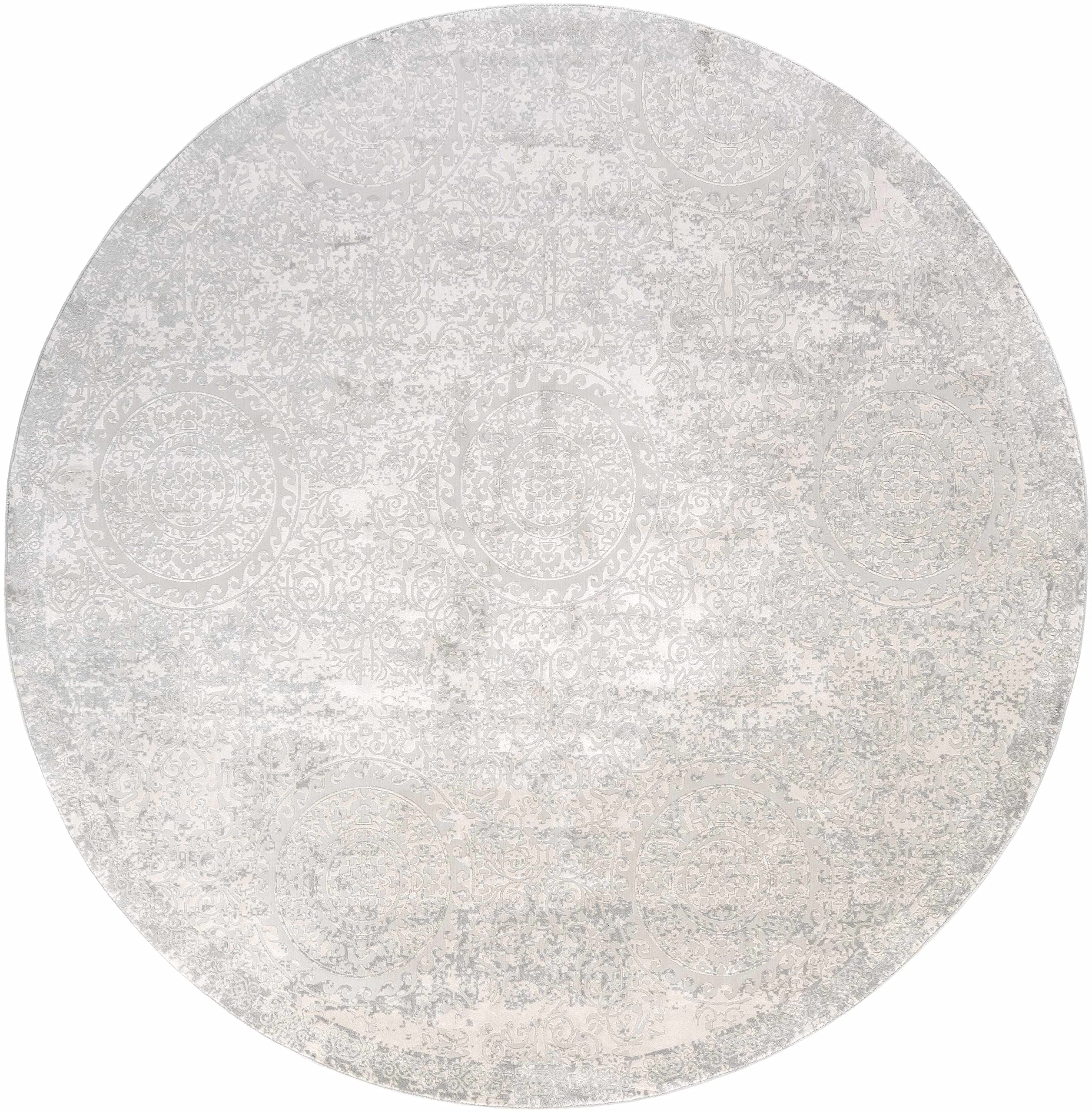 Frankston Traditional Gray Ivory 10' x 14' Area Rug for Living Room & Bedroom - Soft Modern Home Decor - Perfect for Cozy Spaces, Family Gatherings & Stylish Interior Design