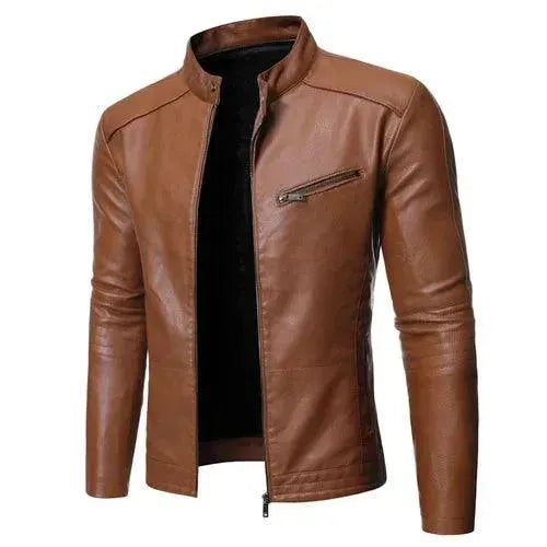 Men's Slim Fit Motorcycle Jacket - Lightweight Protective Riding Gear for Street Bikes & Cruisers | Perfect for Commuting & Weekend Adventures