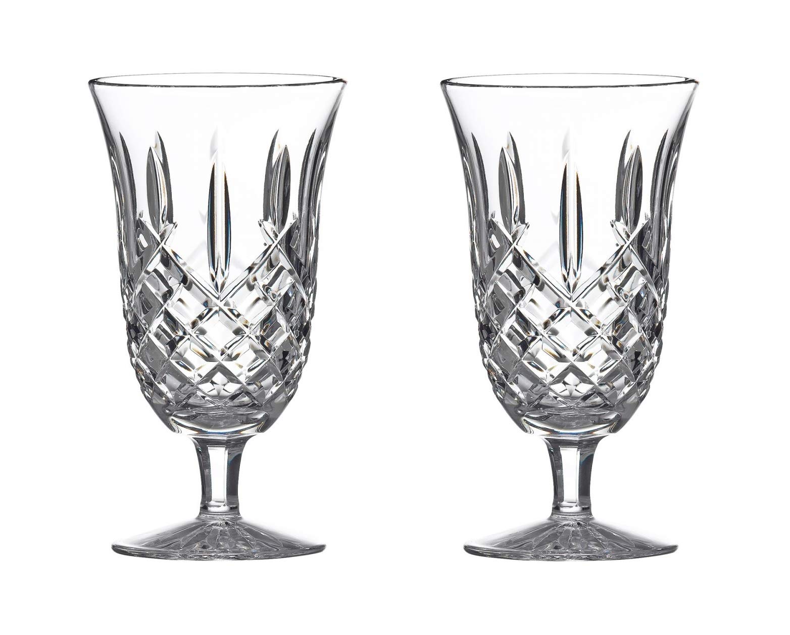 Waterford Crystal Araglin Set of 2 Iced Beverage Glasses - Elegant 12oz Crystal Tumblers for Cocktails, Iced Tea & Cold Drinks - Perfect for Entertaining & Home Bar Use