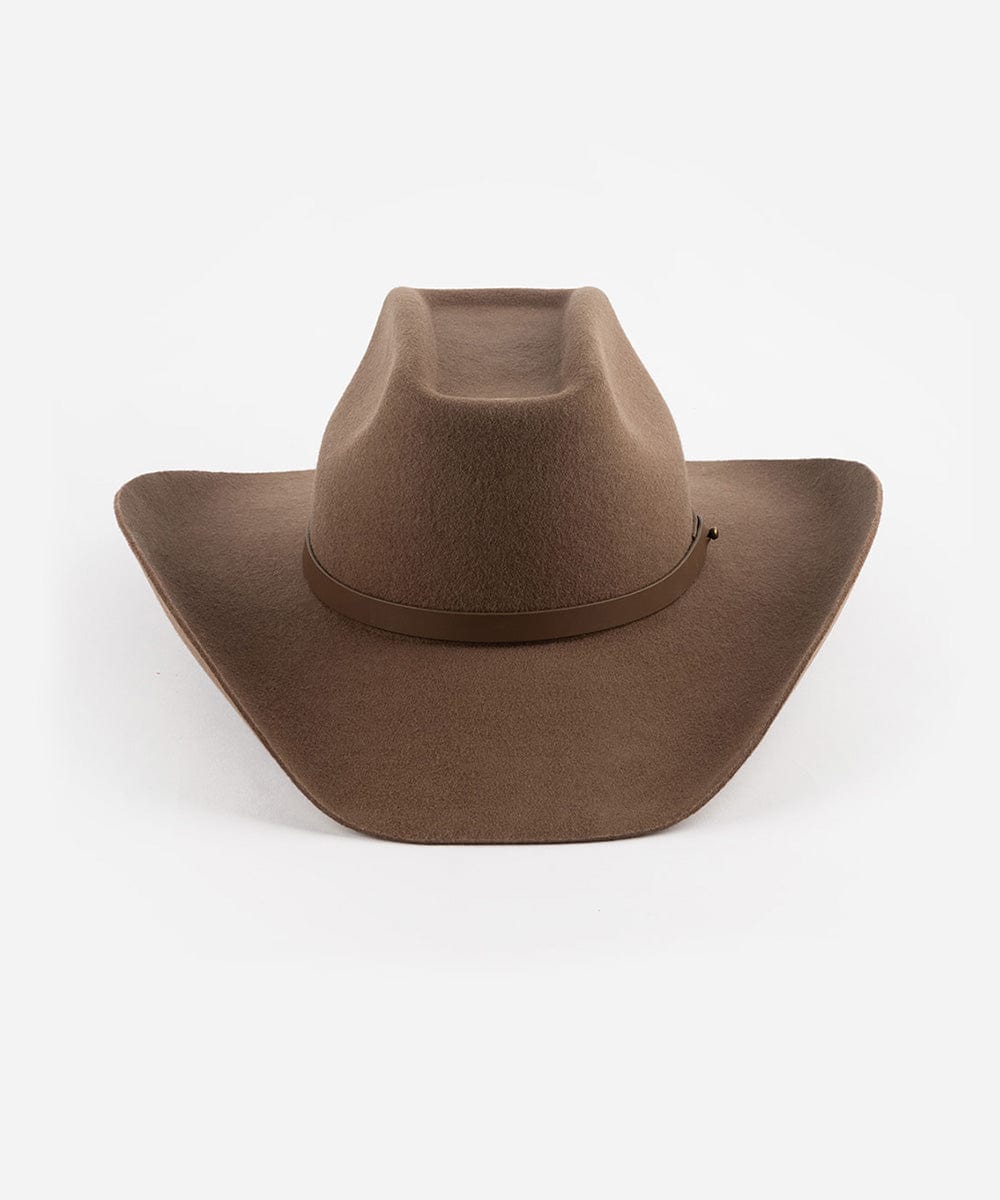 Shane Genuine Leather Cowboy Hat for Men & Women - Western Rodeo Style Sun Protection - Perfect for Country Music Festivals, Rodeos & Outdoor Adventures