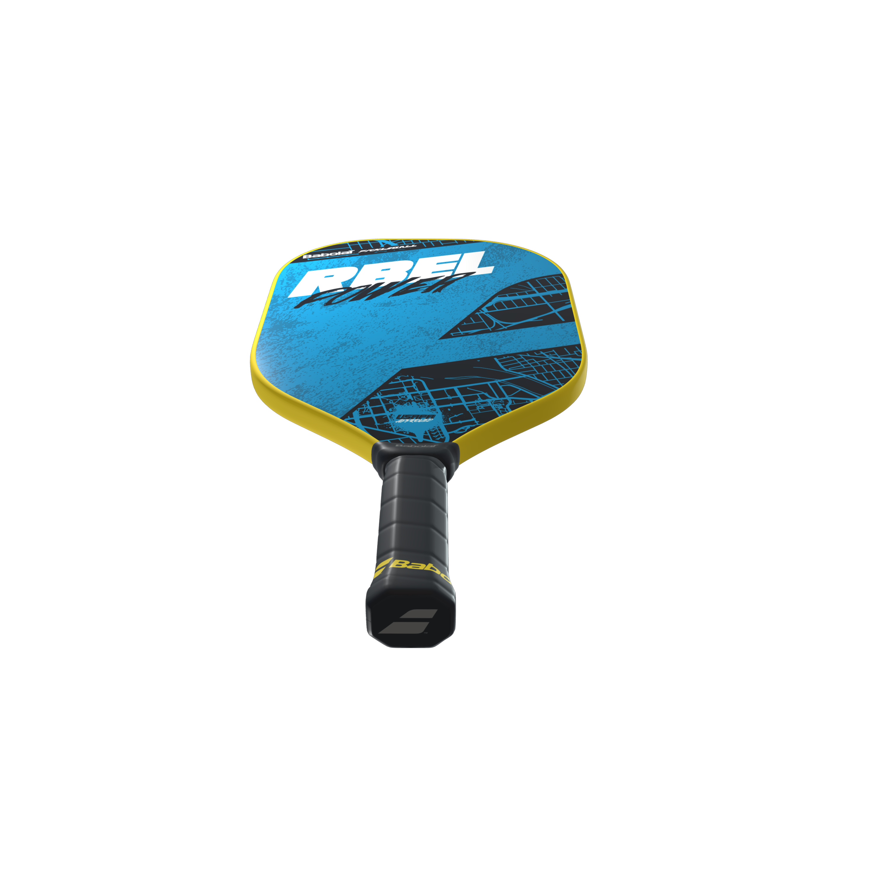 Babolat REBEL Power Pickleball Paddle - Carbon Fiber Face & Comfort Grip - Perfect for Competitive Play & Outdoor Games