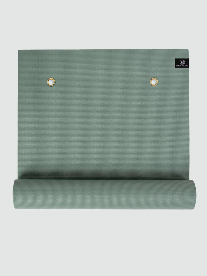 Premium 6mm Thick Non-Slip Yoga Mat with Eyelets - Ideal for Hot Yoga, Pilates & Home Workouts - Perfect for Studios & Beginners