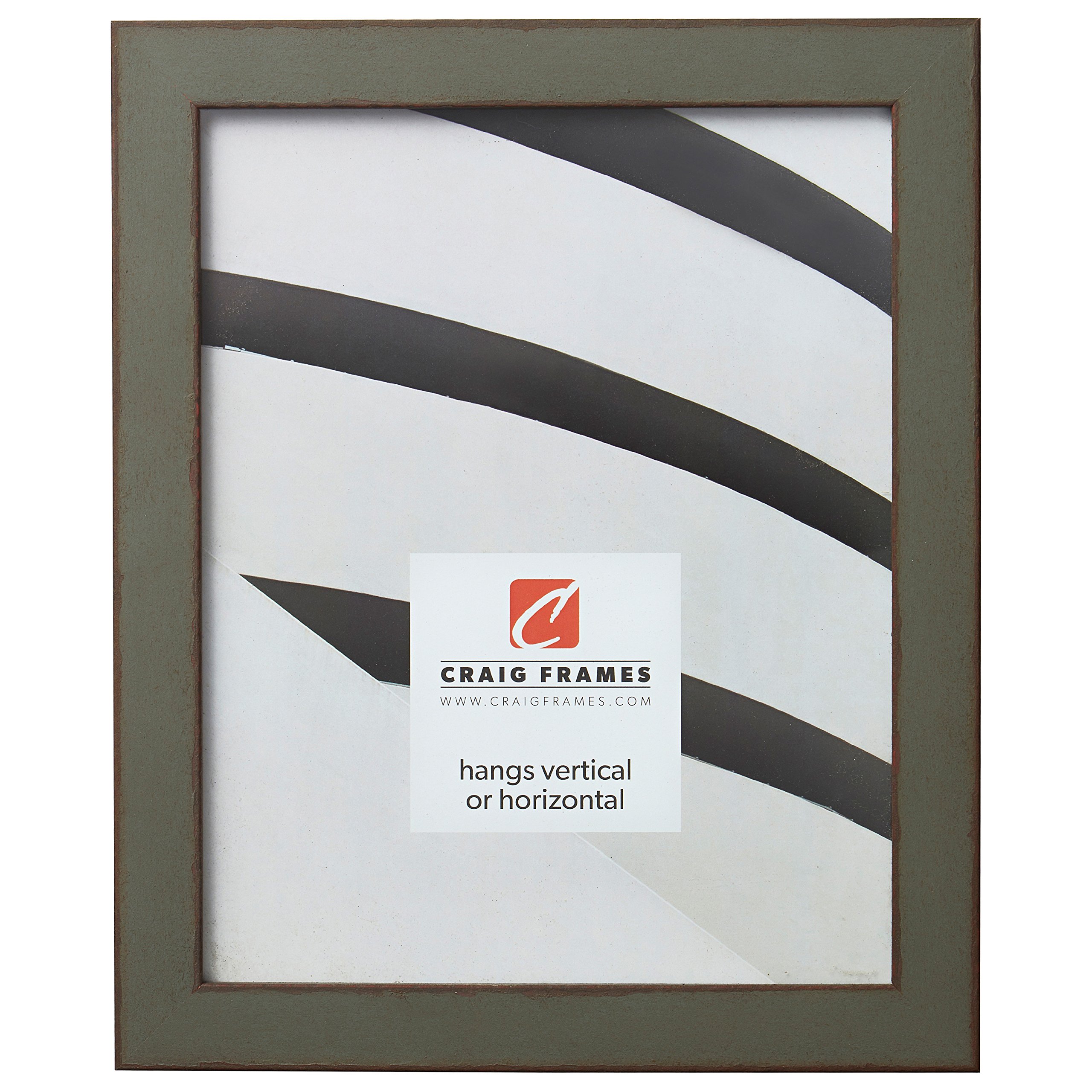 Craig Frames Ferro 12x36 Inch Grey Picture Frame - Modern Wall Art Display for Living Room, Bedroom, Office Decor