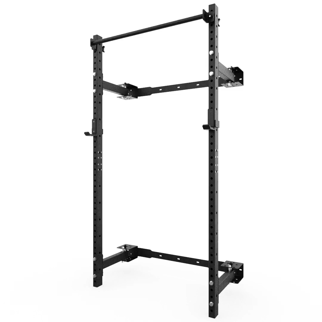 PRx Fold In ONE Rack - Foldable Wall Mounted Storage Rack for Garage, Gym & Home Organization | Heavy Duty Steel Construction | Space Saving Solution for Sports Equipment, Tools & Household Items