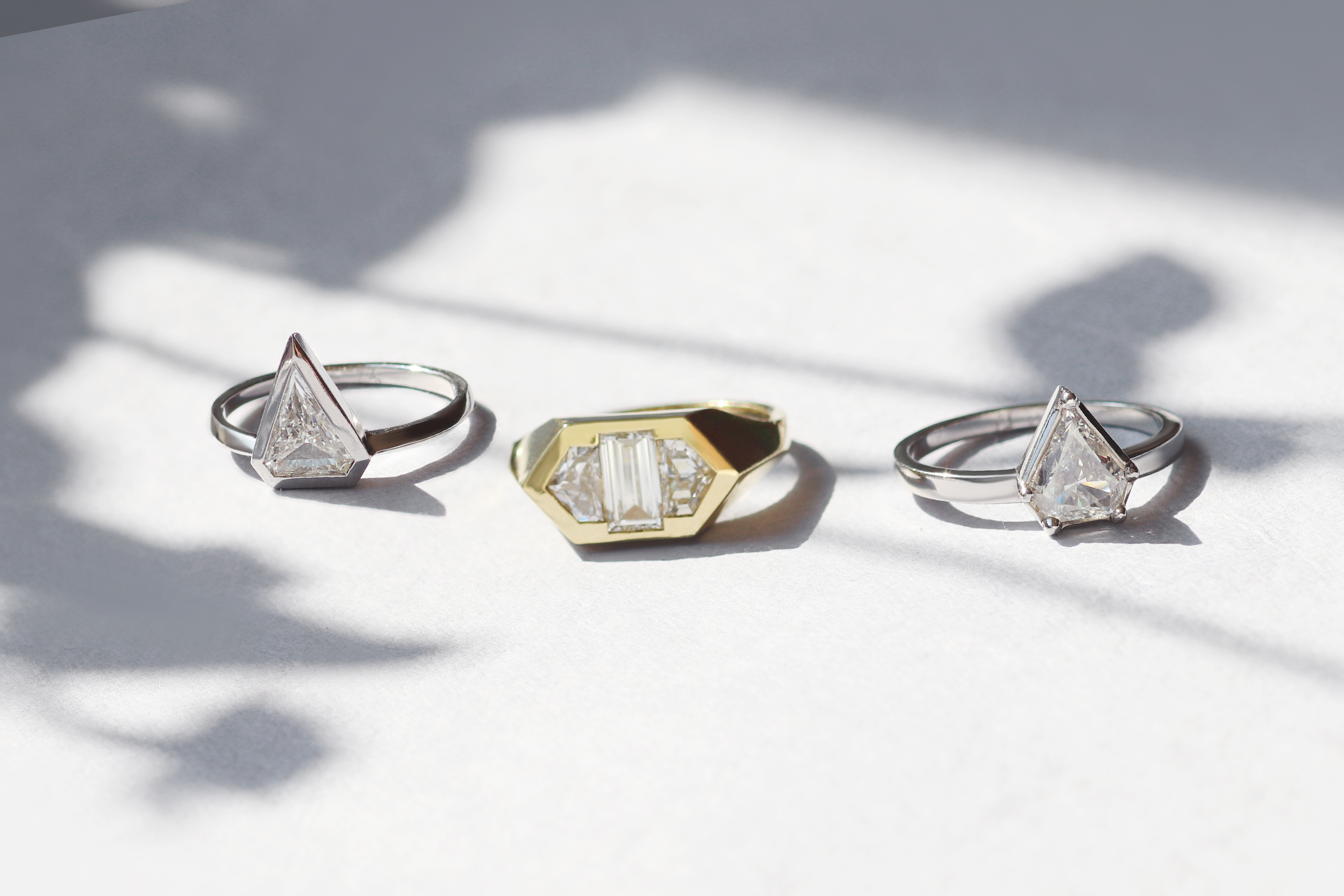 Elongated Hexagon Ring - Elegant Geometric Jewelry for Women | Perfect for Weddings, Parties & Everyday Wear
