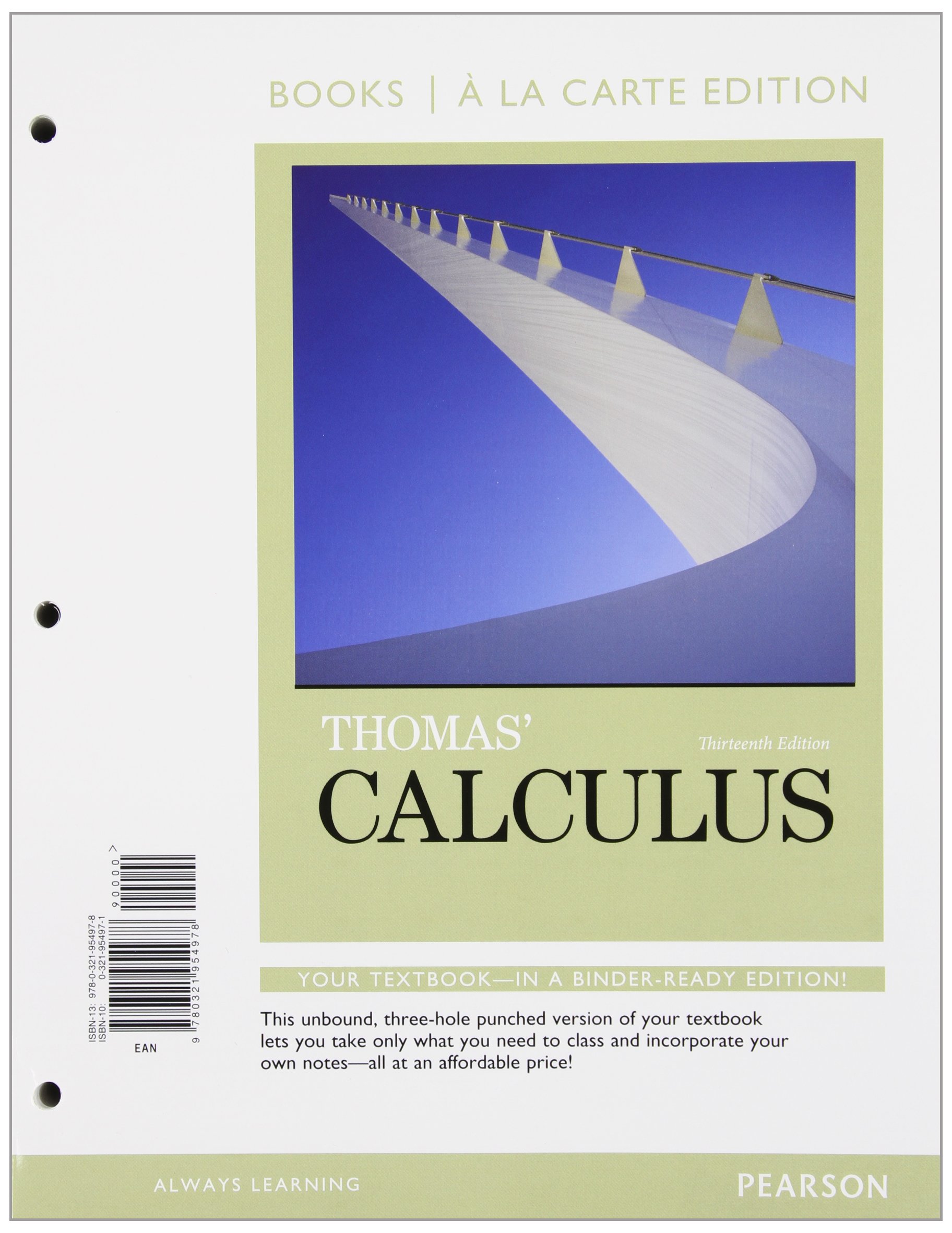Thomas' Calculus, Books a la Carte Edition - 14th Edition Textbook for College Students | Ideal for Advanced Math Courses, Self-Study & University STEM Programs
