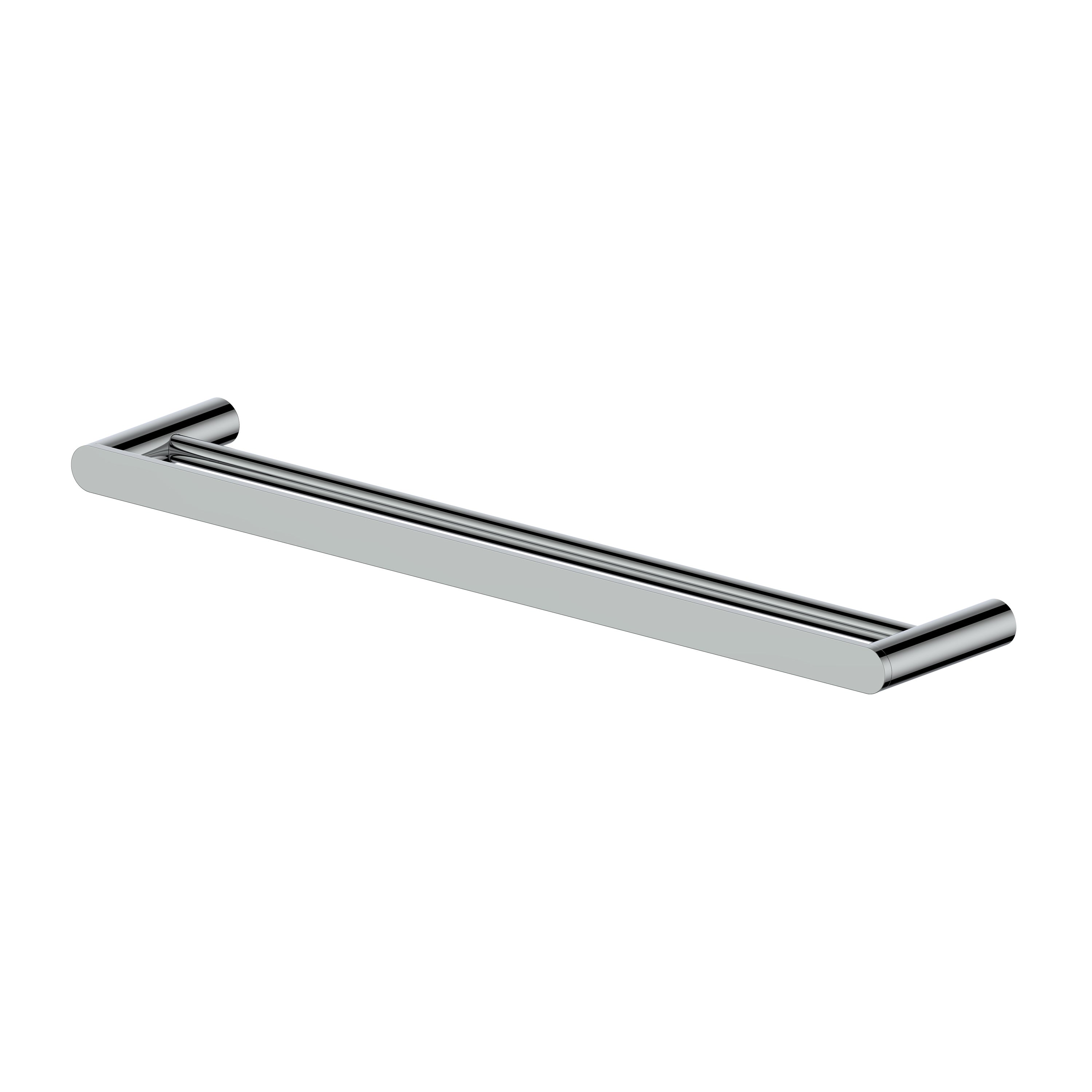 ZLINE Crystal Bay Double Towel Rail - Chrome Finish (CBY TRD CH) | Bathroom Towel Holder for Spa, Hotel & Home Decor