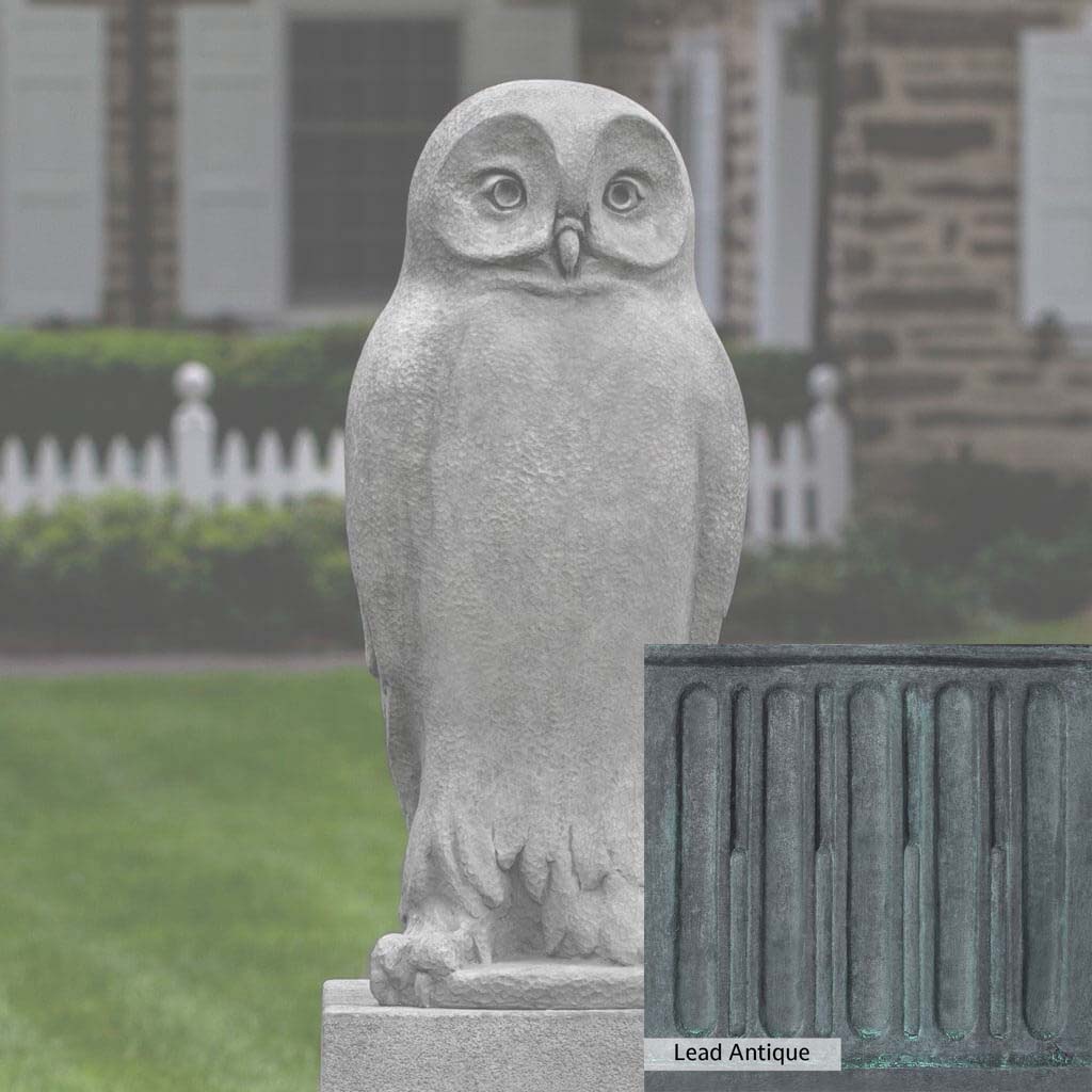 Dr. Hoo Statue - Handcrafted Home Decor & Garden Sculpture | Campania International | Perfect for Indoor & Outdoor Decor, Gifts, and Feng Shui