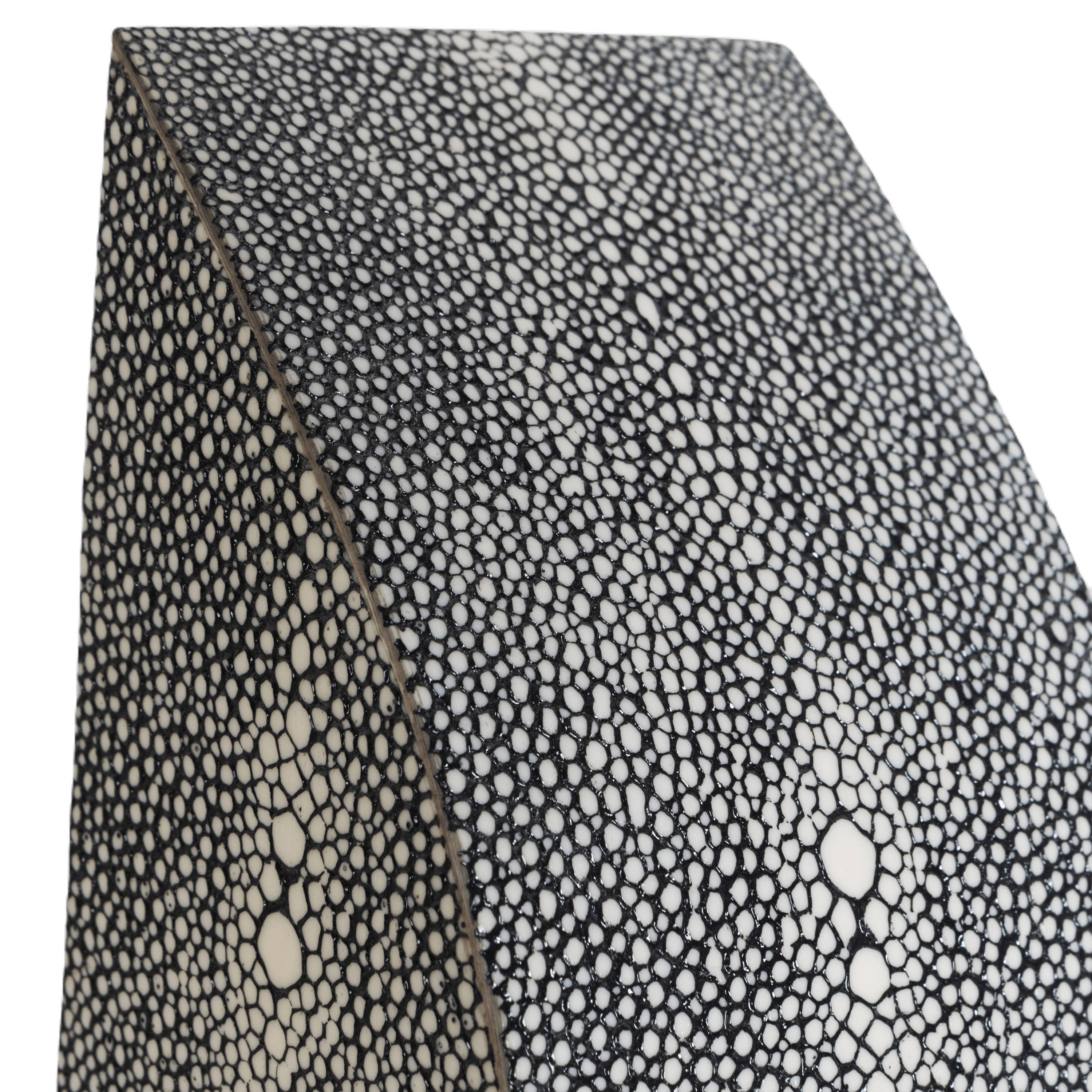 Elegant Faux Shagreen Bookends - Heavy Duty Decorative Book Holders for Shelves, Desks & Home Office - Perfect for Organizing Books, Magazines & Collectibles
