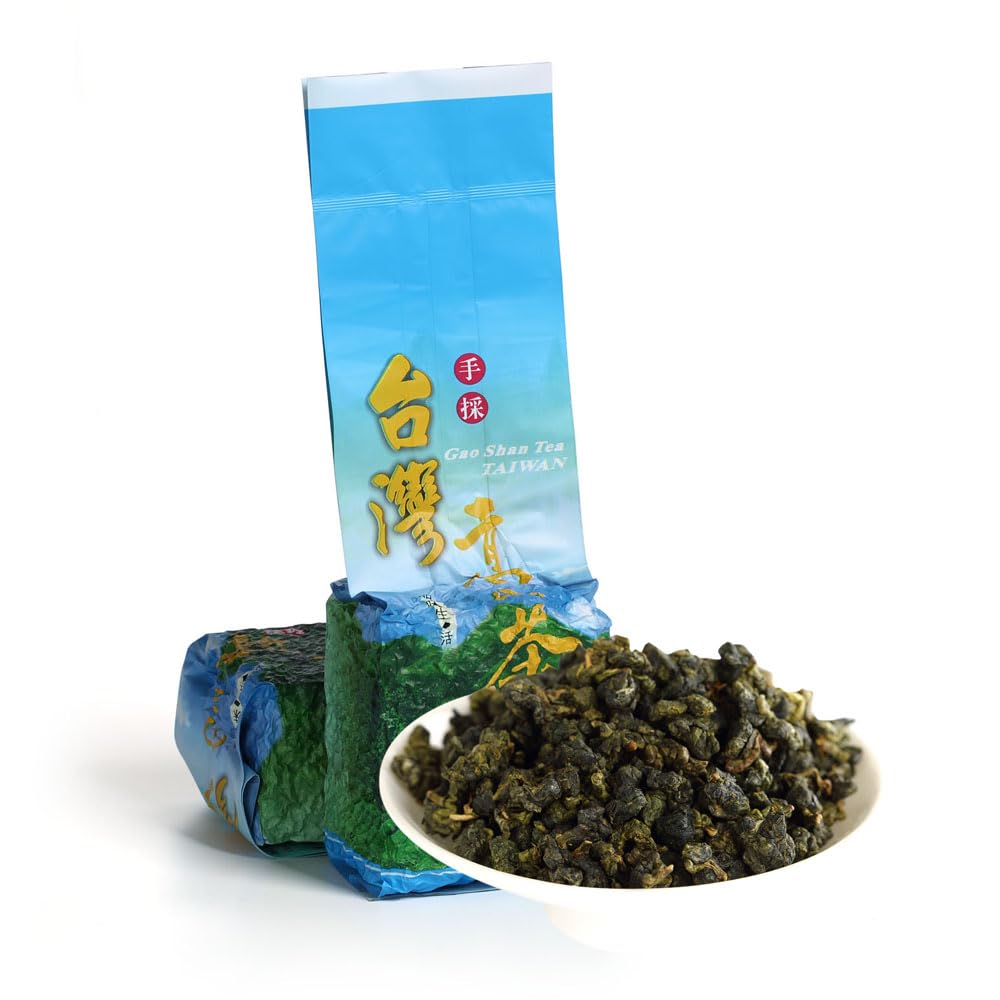 Premium Taiwan Dong Ding Oolong Tea Loose Leaf - 250g (8.8oz) x 4 Pack - High Mountain Green Oolong Tea for Daily Brewing, Gift Giving & Tea Ceremonies