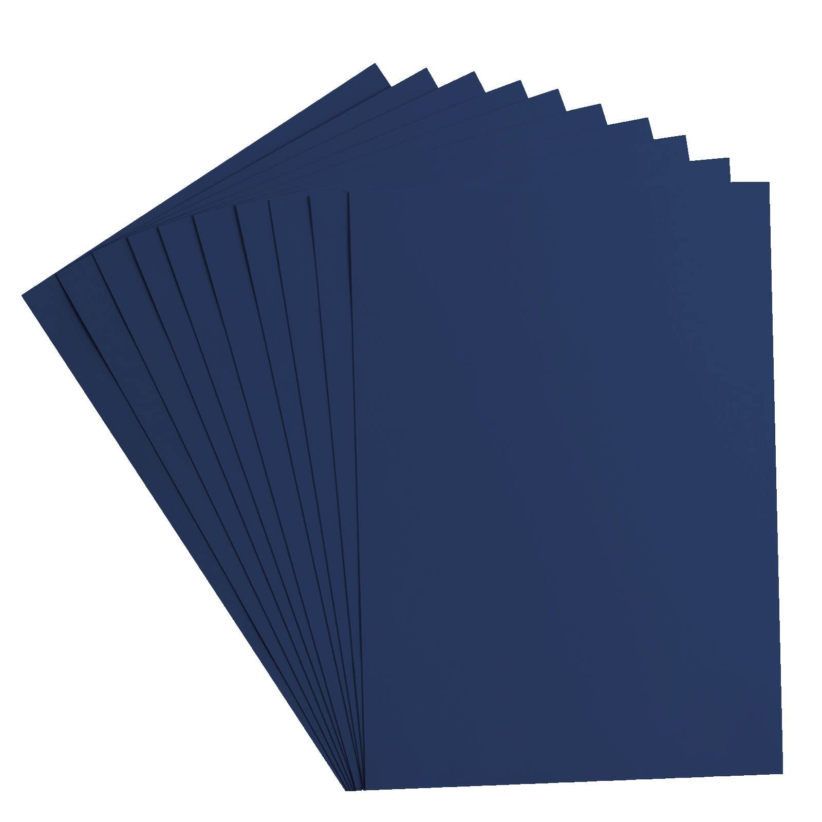 Vaessen Creative Florence Smooth Cardstock - 216gsm Maritime Blue, 10 Sheets A4 Size for Scrapbooking, Card Making, Die Cutting & Paper Crafts | Perfect for Wedding Invitations, DIY Projects & Home Decor