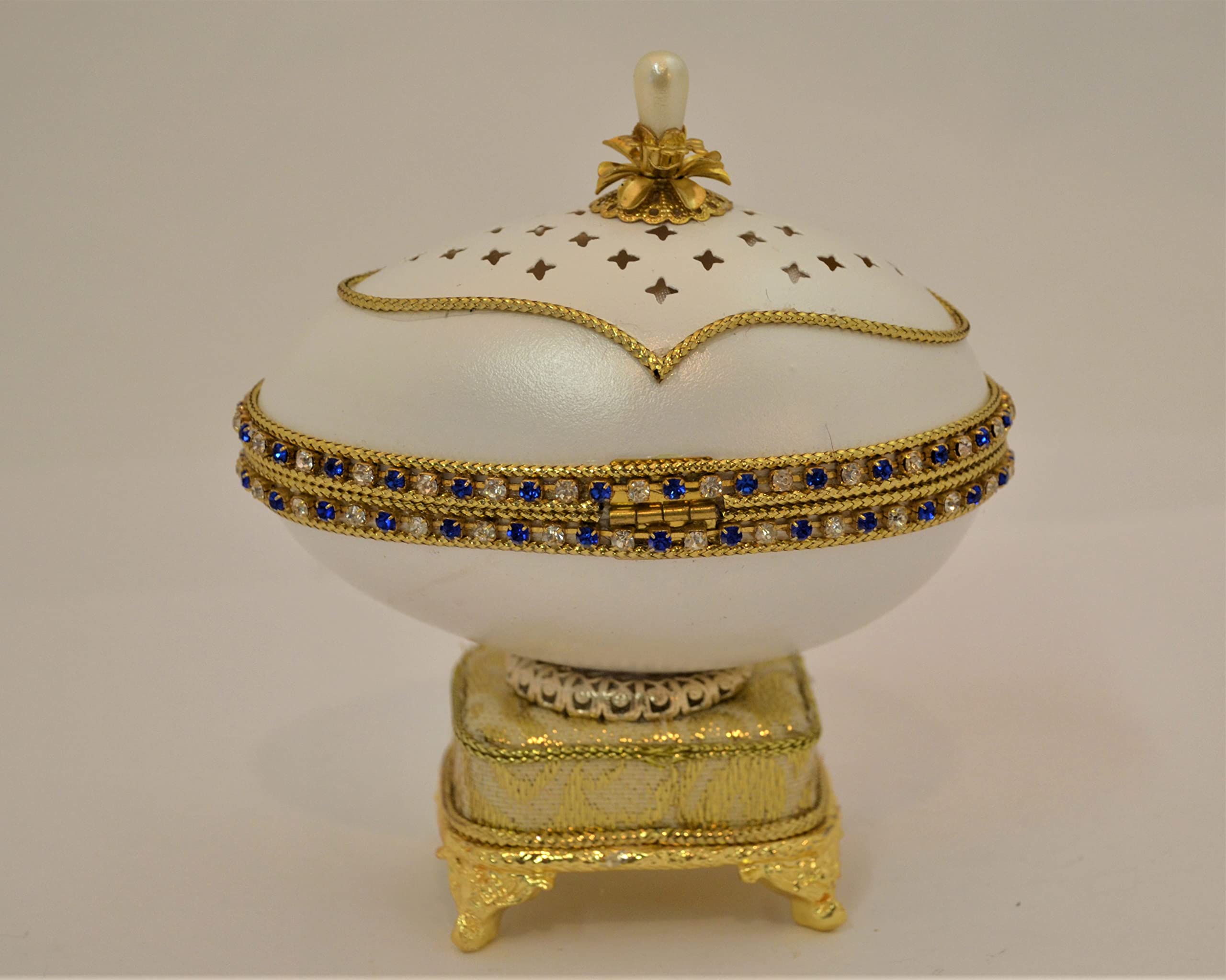 Goose Egg Musical Keepsake Box - Handmade Wooden Music Box for Jewelry & Treasures - Perfect Gift for Birthdays, Weddings & Anniversaries